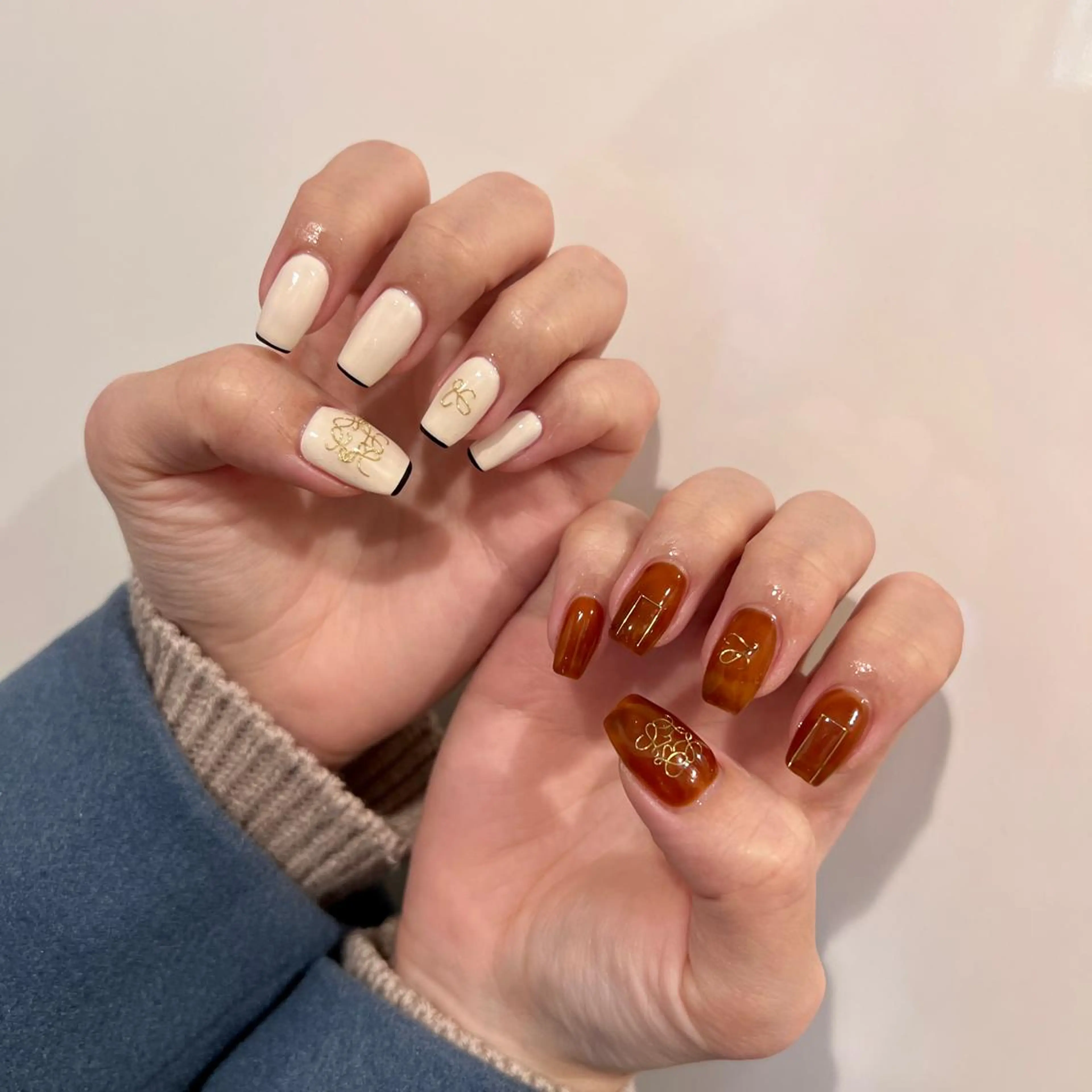 ネイル 黒葛原 めぐみのネイルデザイン