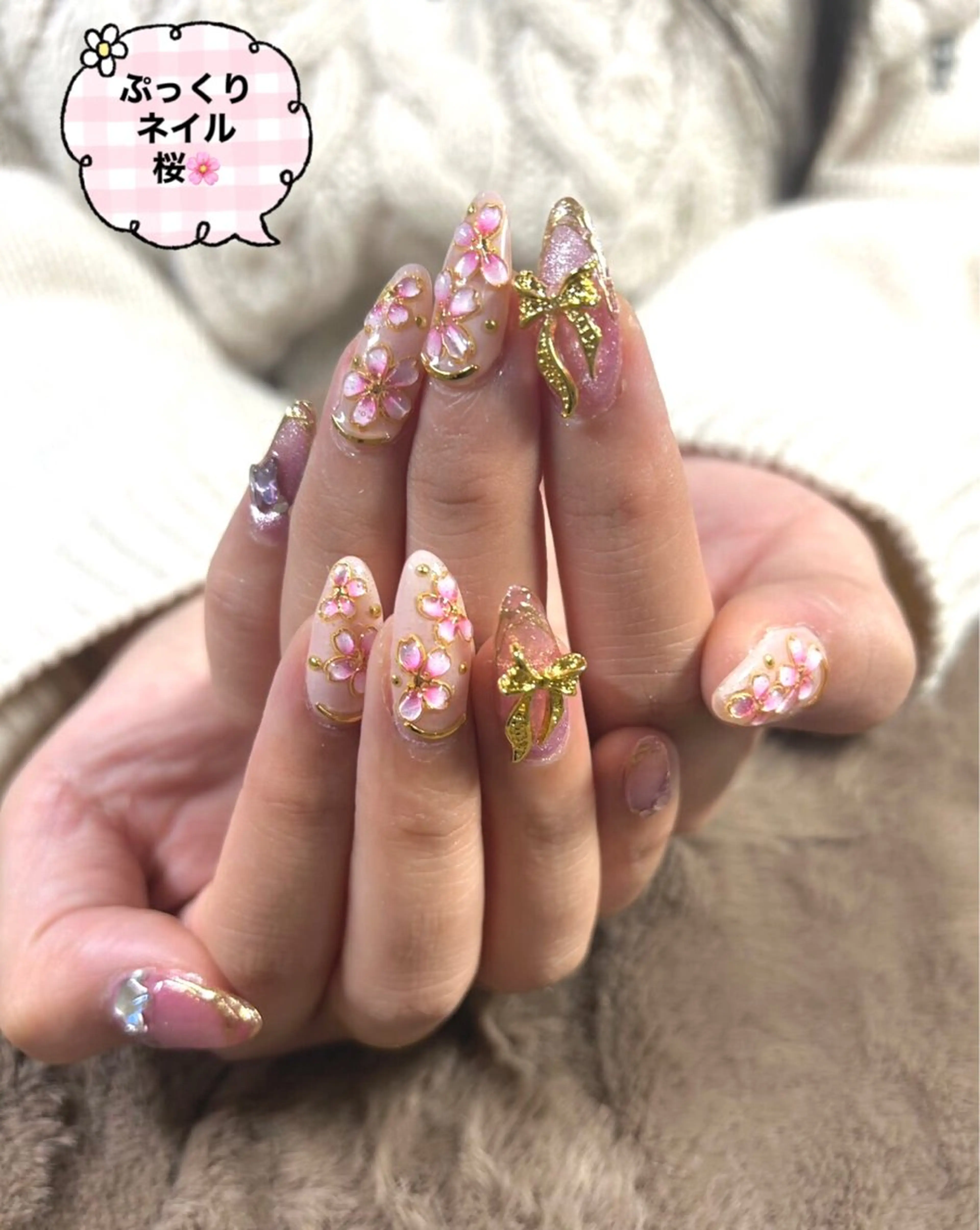 セミロング サロンku'u所属・salon kuuのネイルデザイン