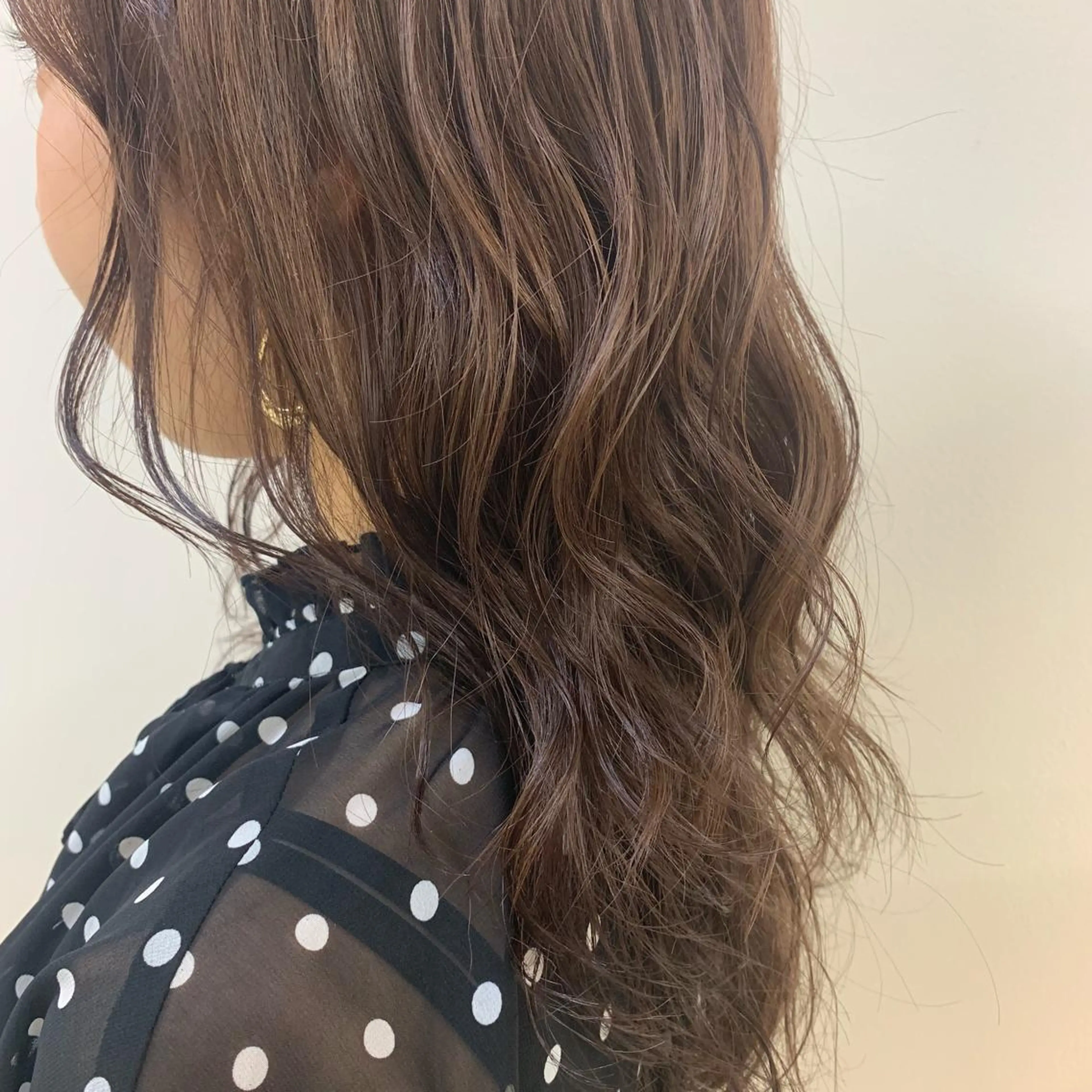 ロング カラー ブラウンカラー ピンクカラー ピンクブラウン hair design girl所属・［girl］ MIKIのヘアスタイル