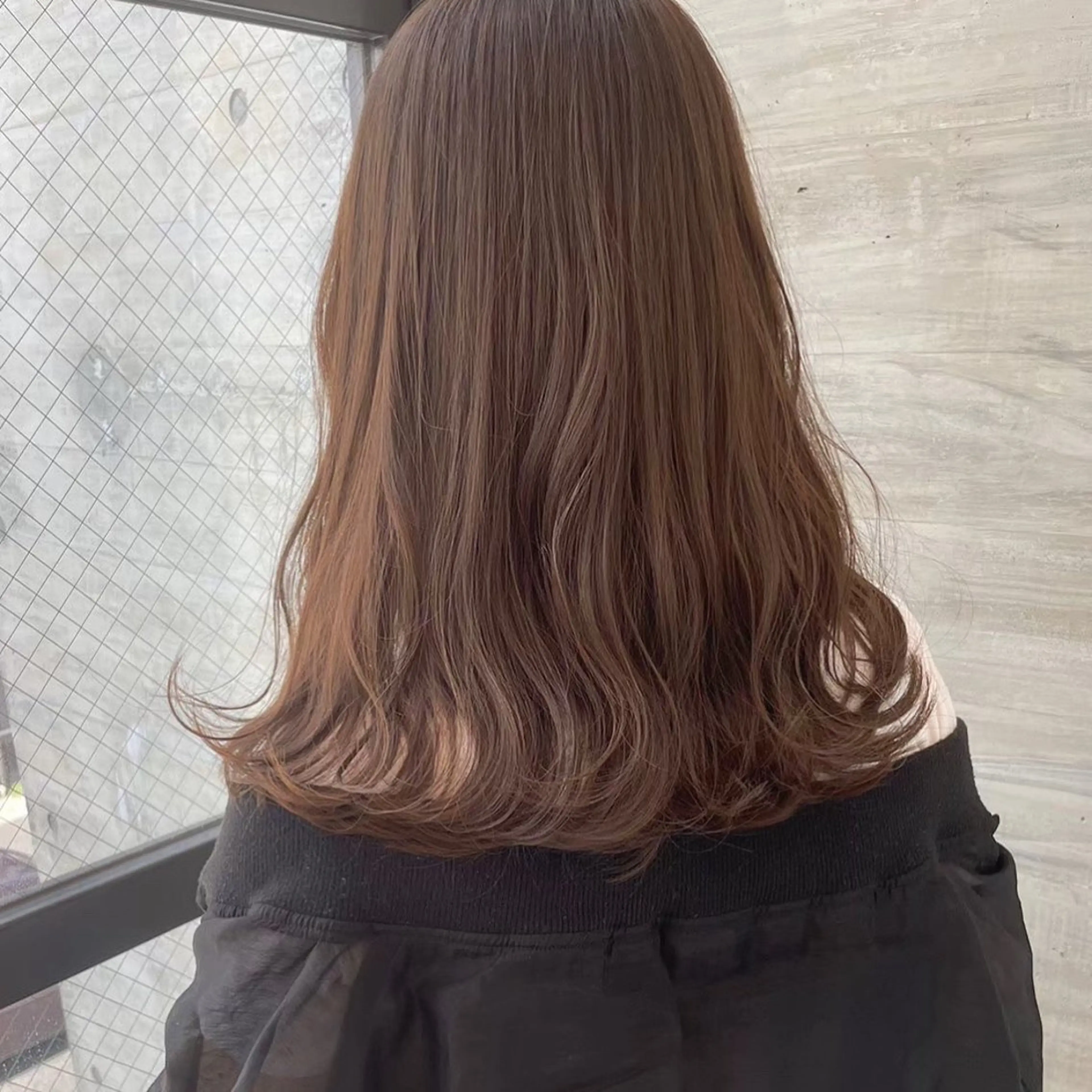 セミロング カラー カット ヘアカラー トリートメント ParveMix￤ 出石 菜々🥂のヘアスタイル