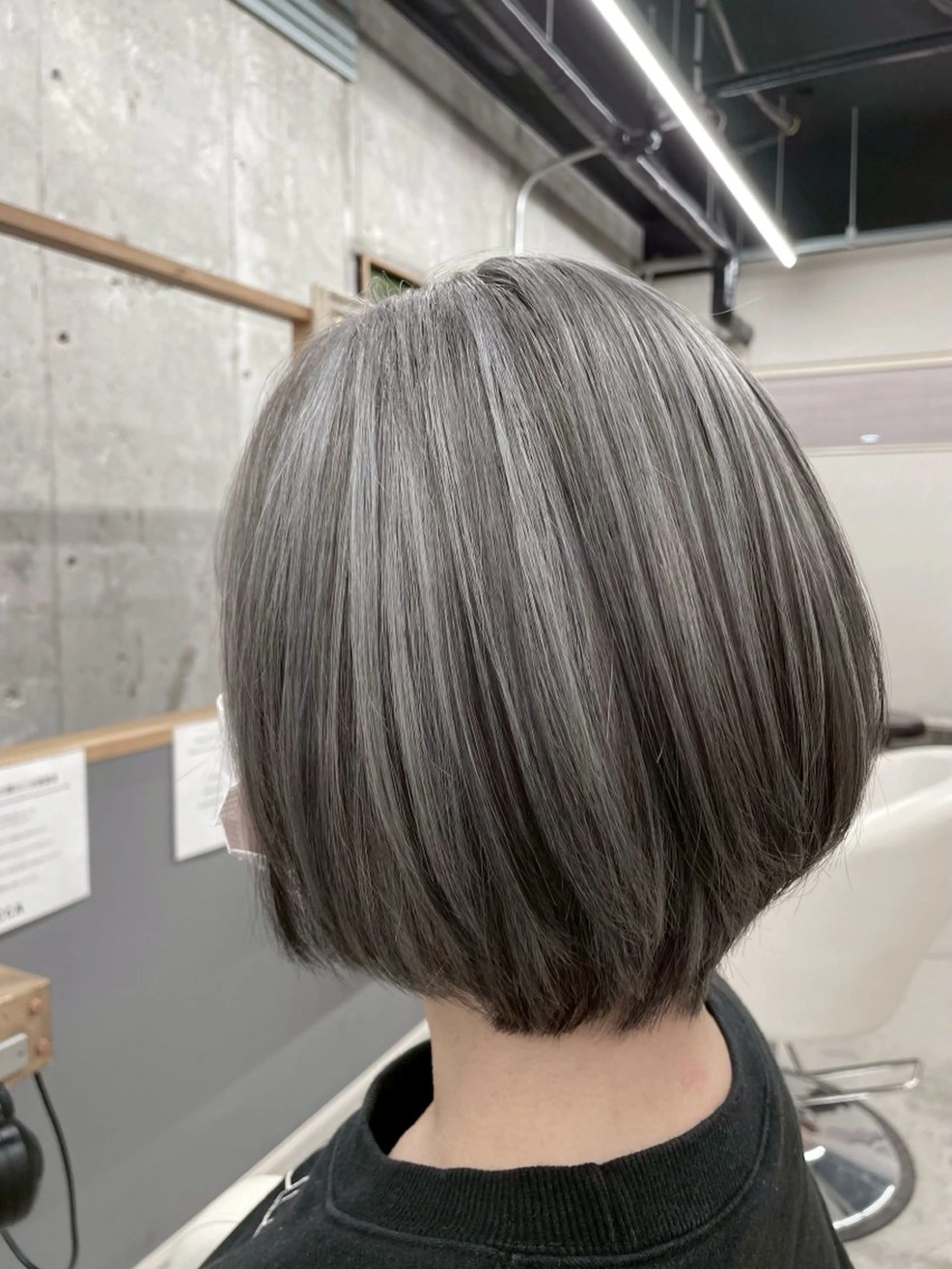 ショート カラー シルバー ヘアカラー miki-YUCCA -"モデル様募集中"のヘアスタイル