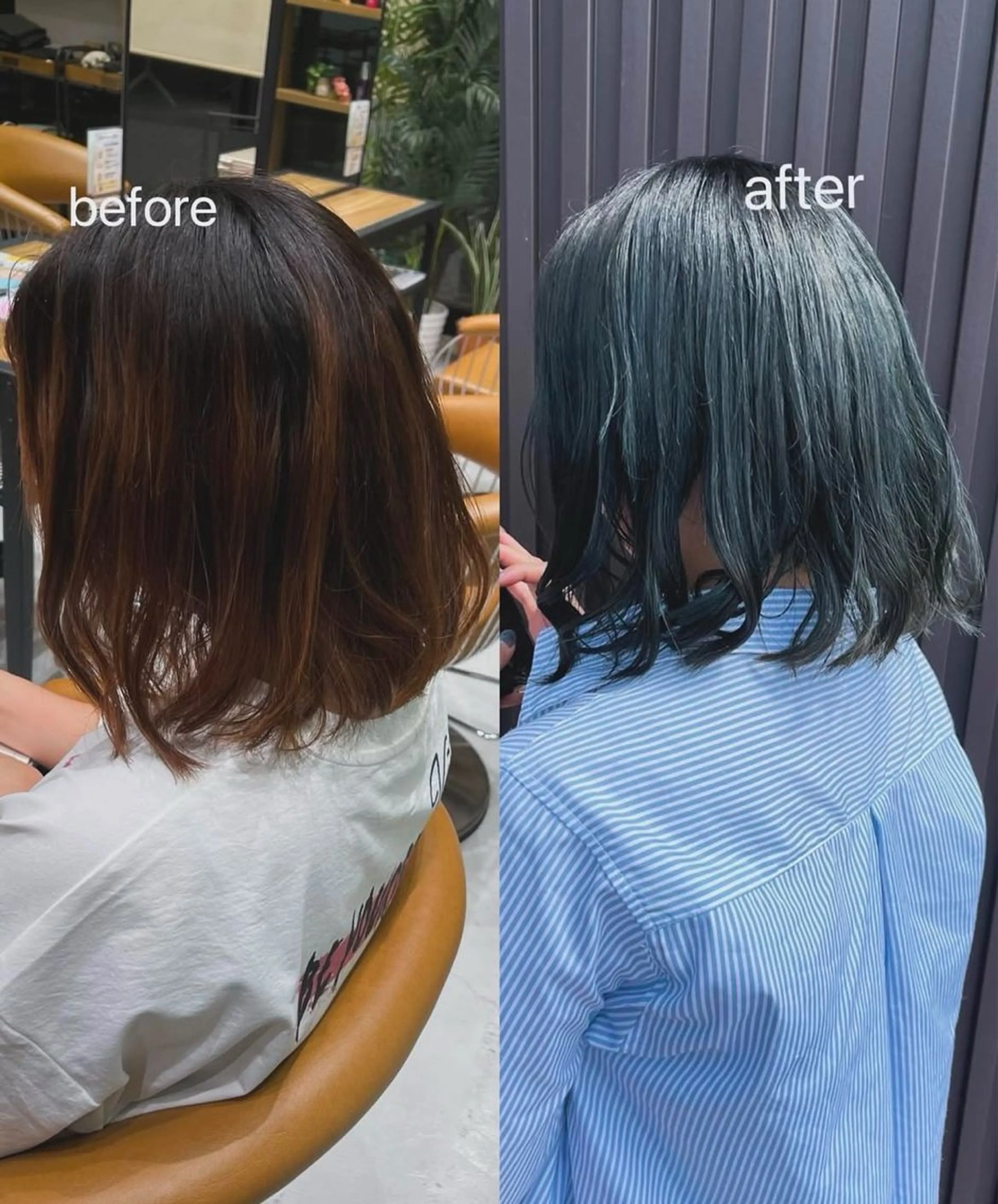ミディアム カラー 透明感カラー ヘアカラー 🎀ིྀ暖色カラー/ 髪質改善/みどりのヘアスタイル