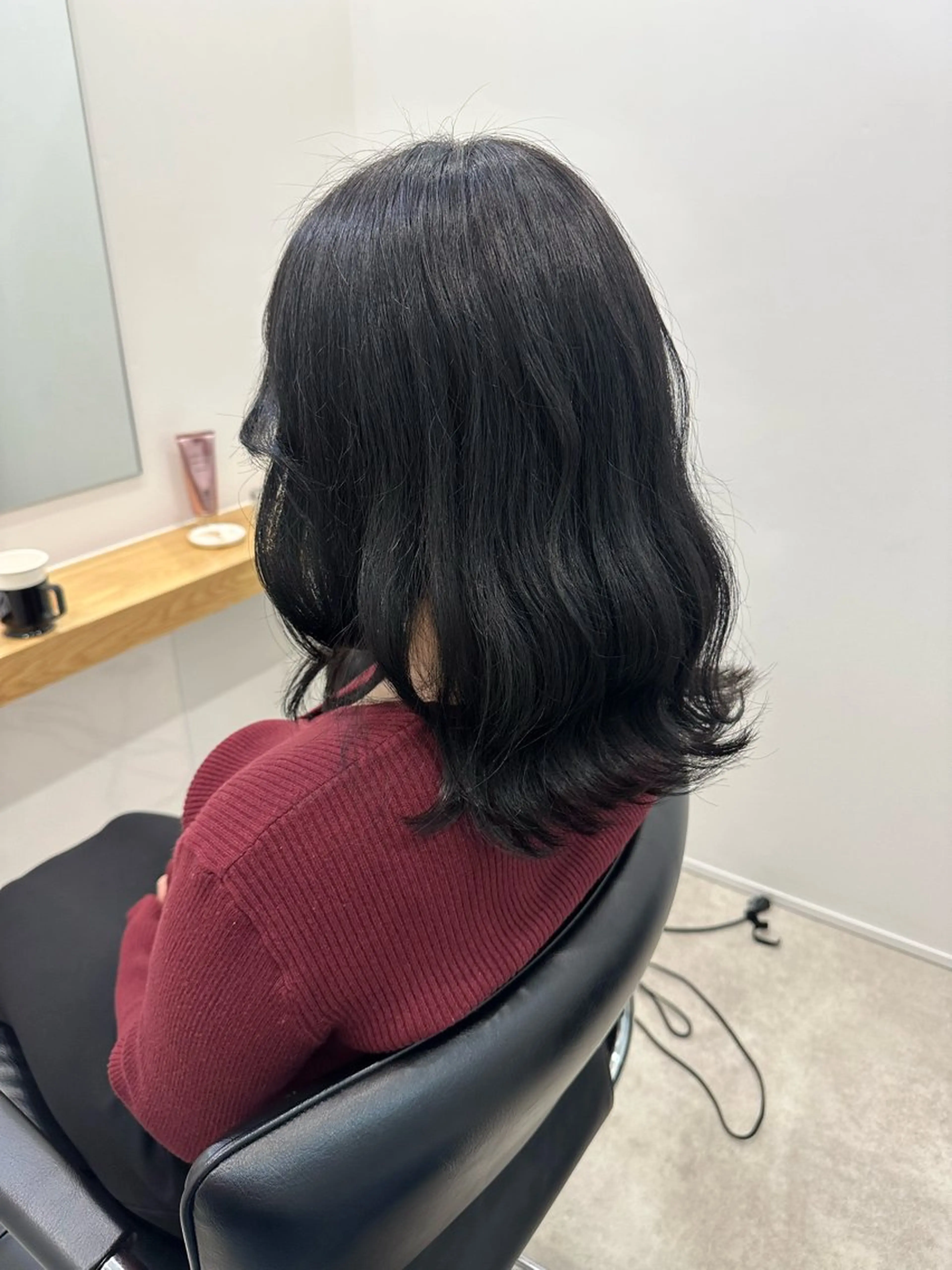 ミディアム カラー ヘアカラー トリートメント ヘアセット/艶カラー 💐nao.のヘアスタイル