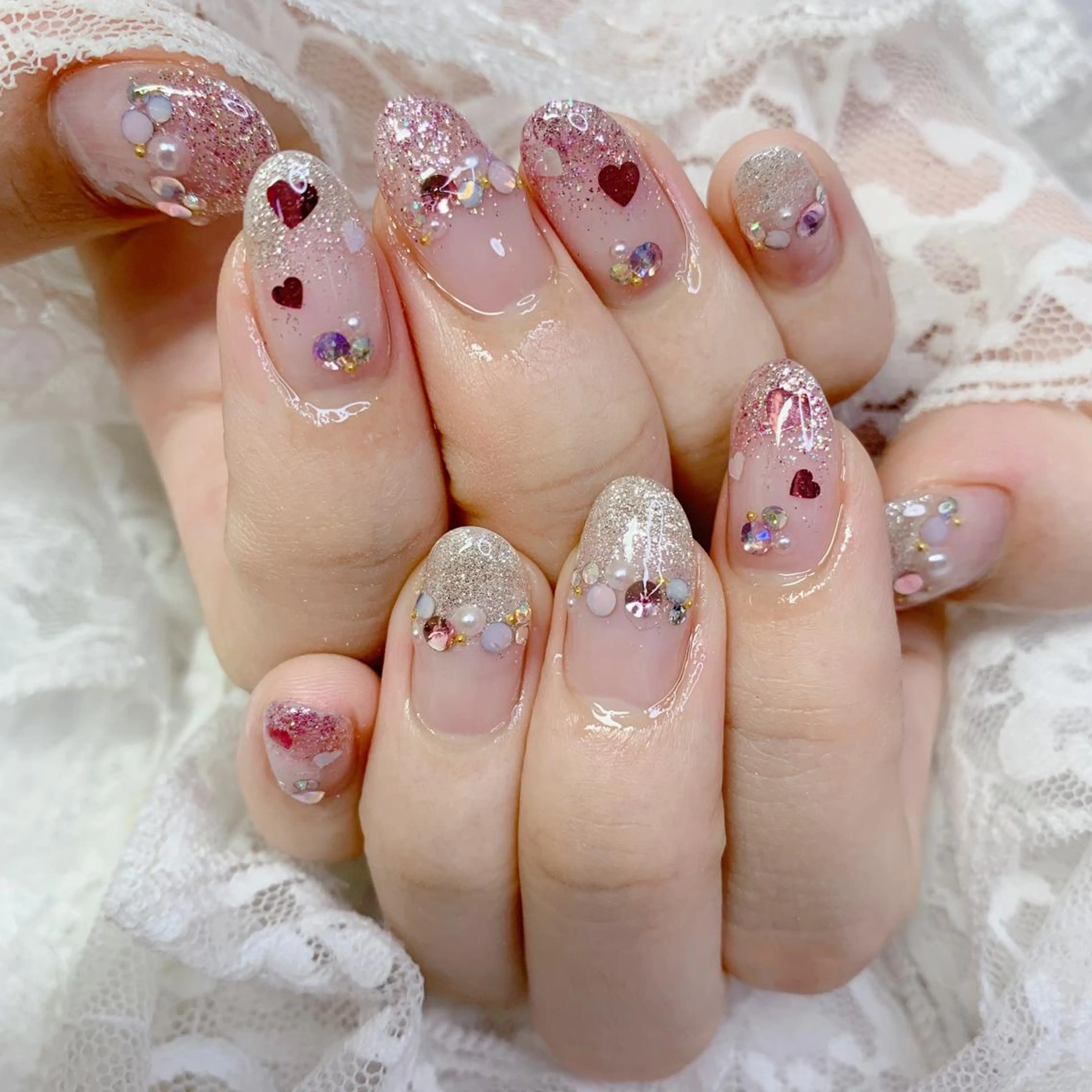 ネイル ハンドネイル La neige* yuki 🥯🍑のネイルデザイン