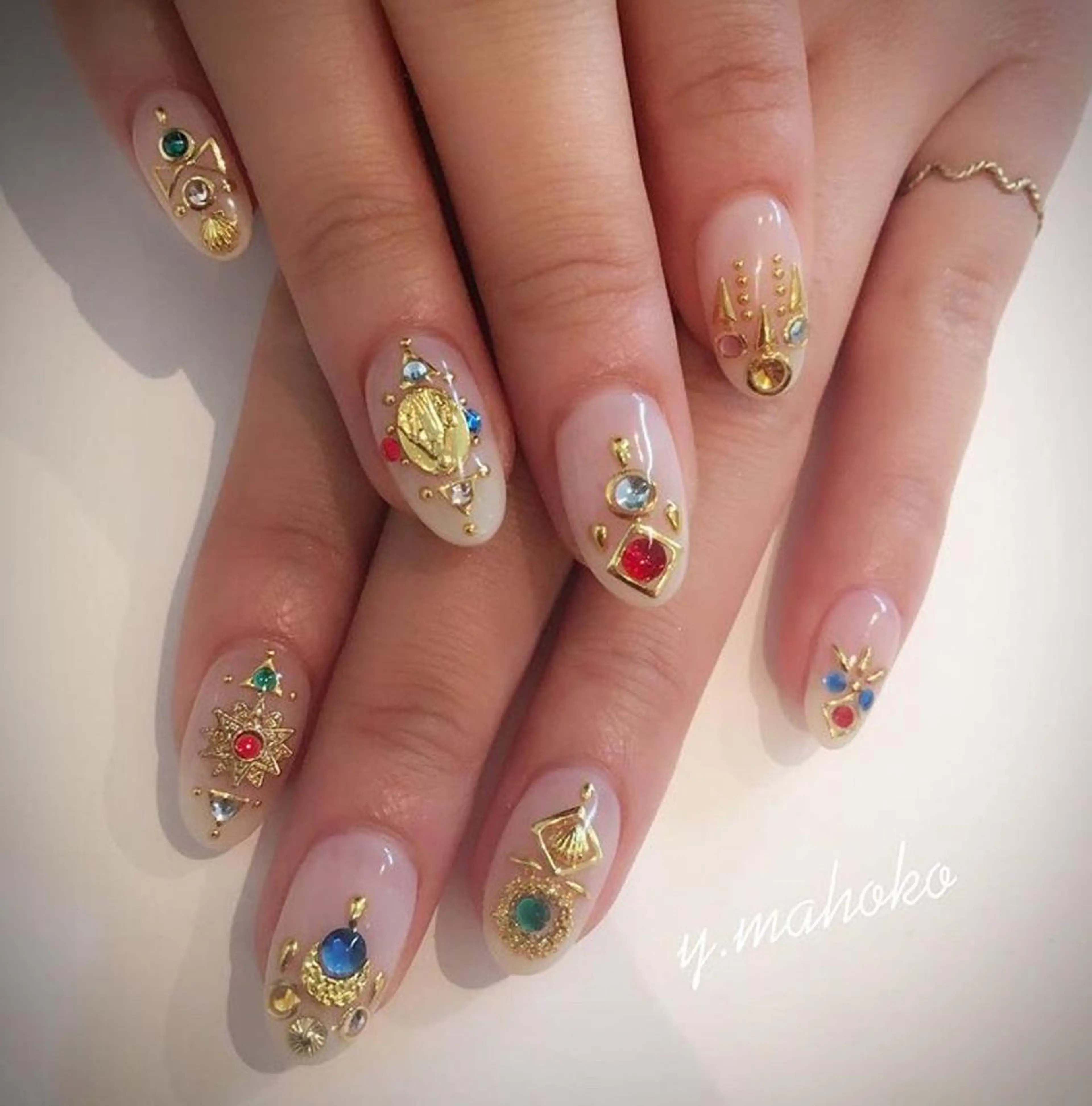 ネイル She nail studio 原宿所属・パラジェル有/ スカルプ/mahoのネイルデザイン