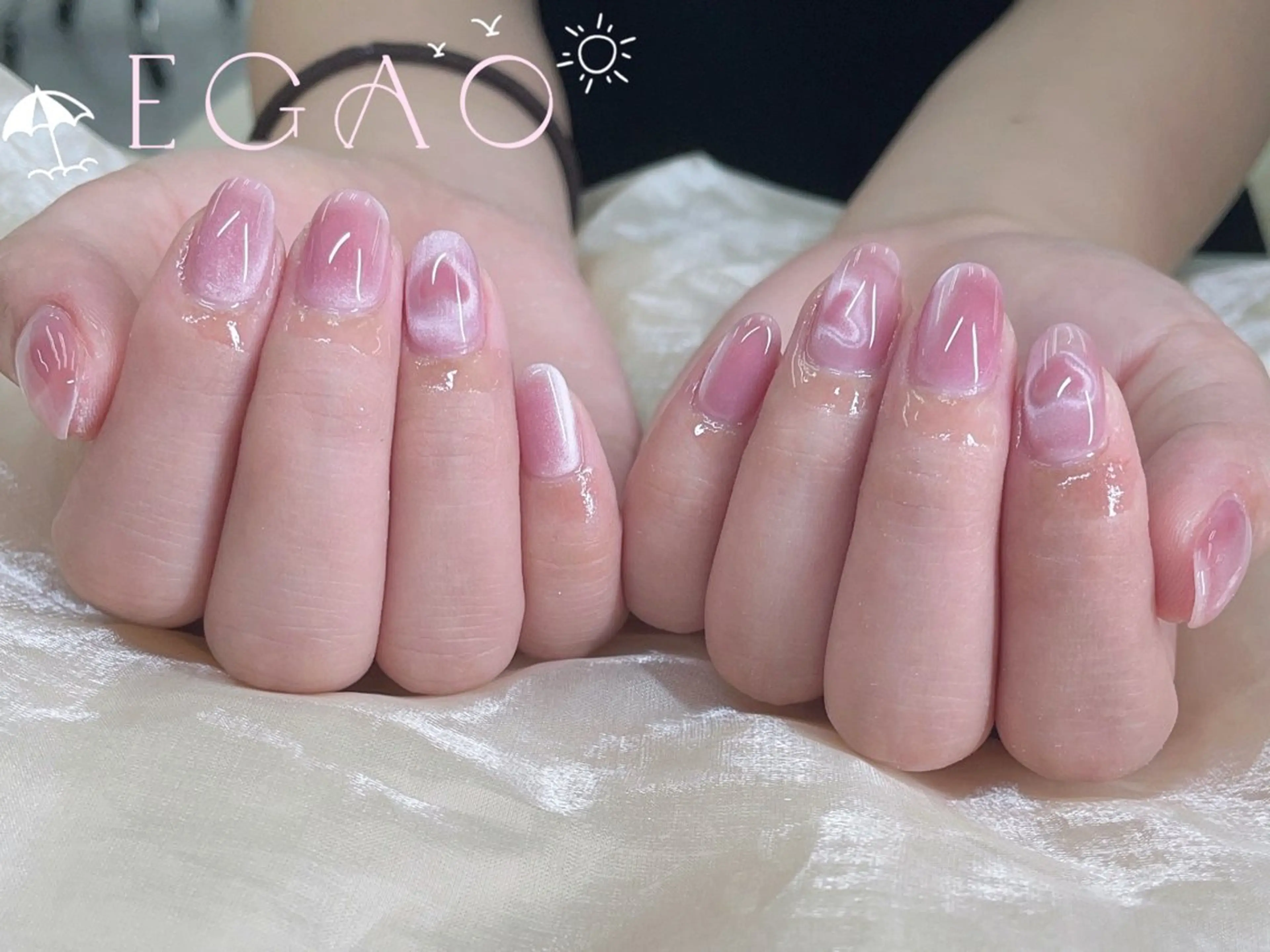 ネイル アートネイル フットネイル フレンチネイル ジェルネイル グラデーション ハンドネイル Egao Nail Salonのネイルデザイン