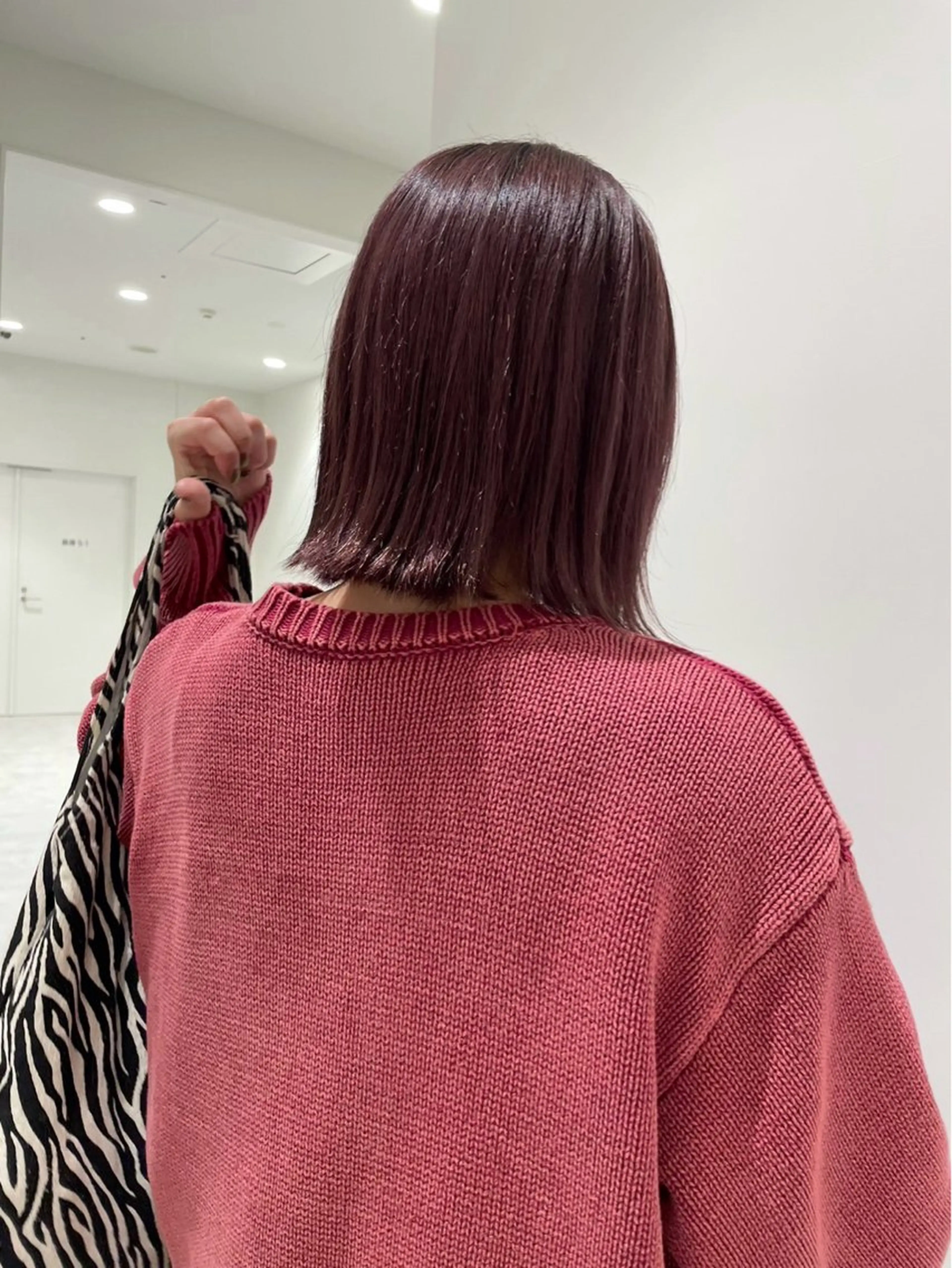 ミディアム カラー ヘアカラー karin🌛ボブ／ 透明感たっぷりカラーのヘアスタイル