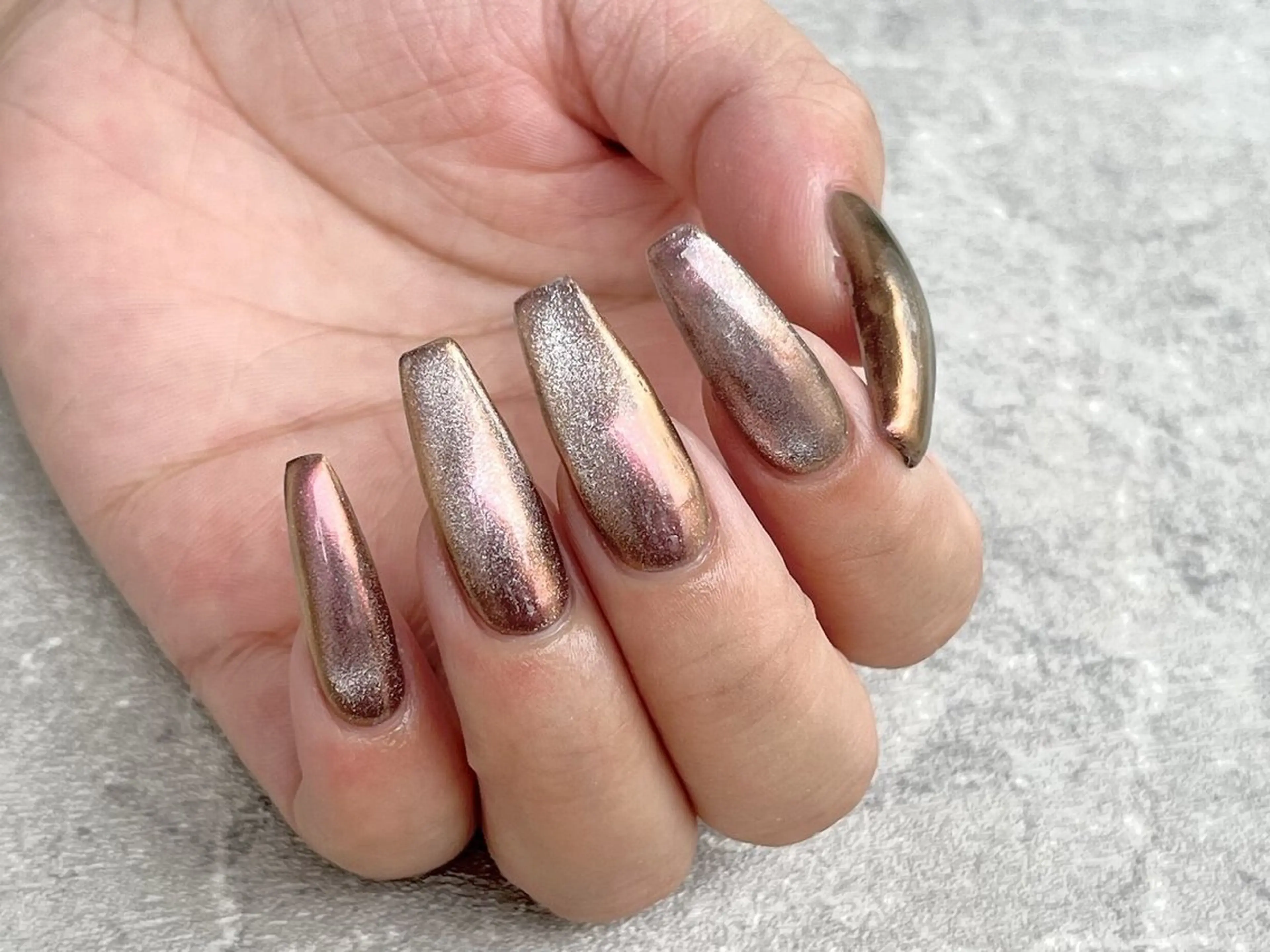 ネイル マグネットネイル ミラーネイル joieange MEGUMIのネイルデザイン