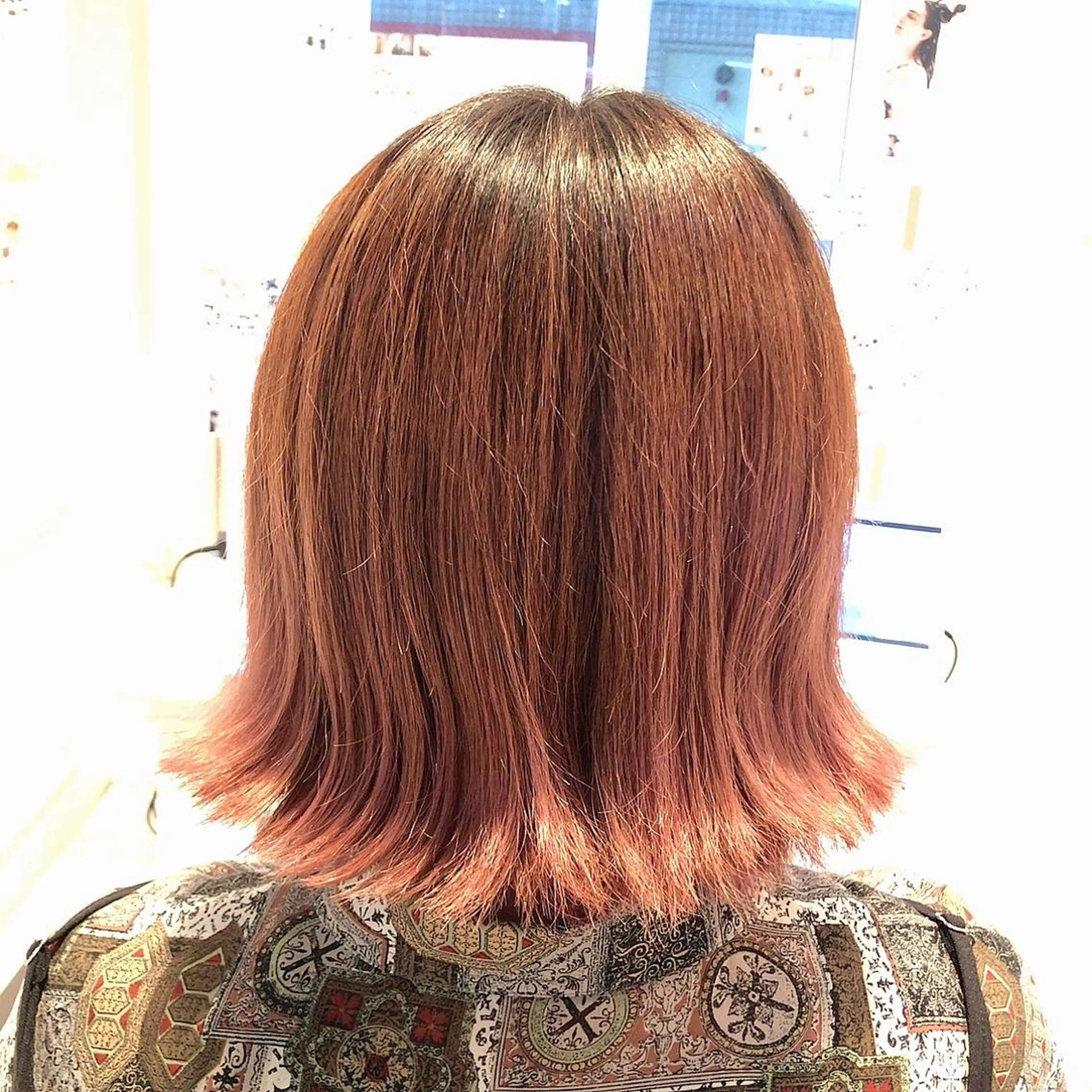 ショート カラー 髪質改善&ストレート ‪✂︎‬鈴木青樹のヘアスタイル