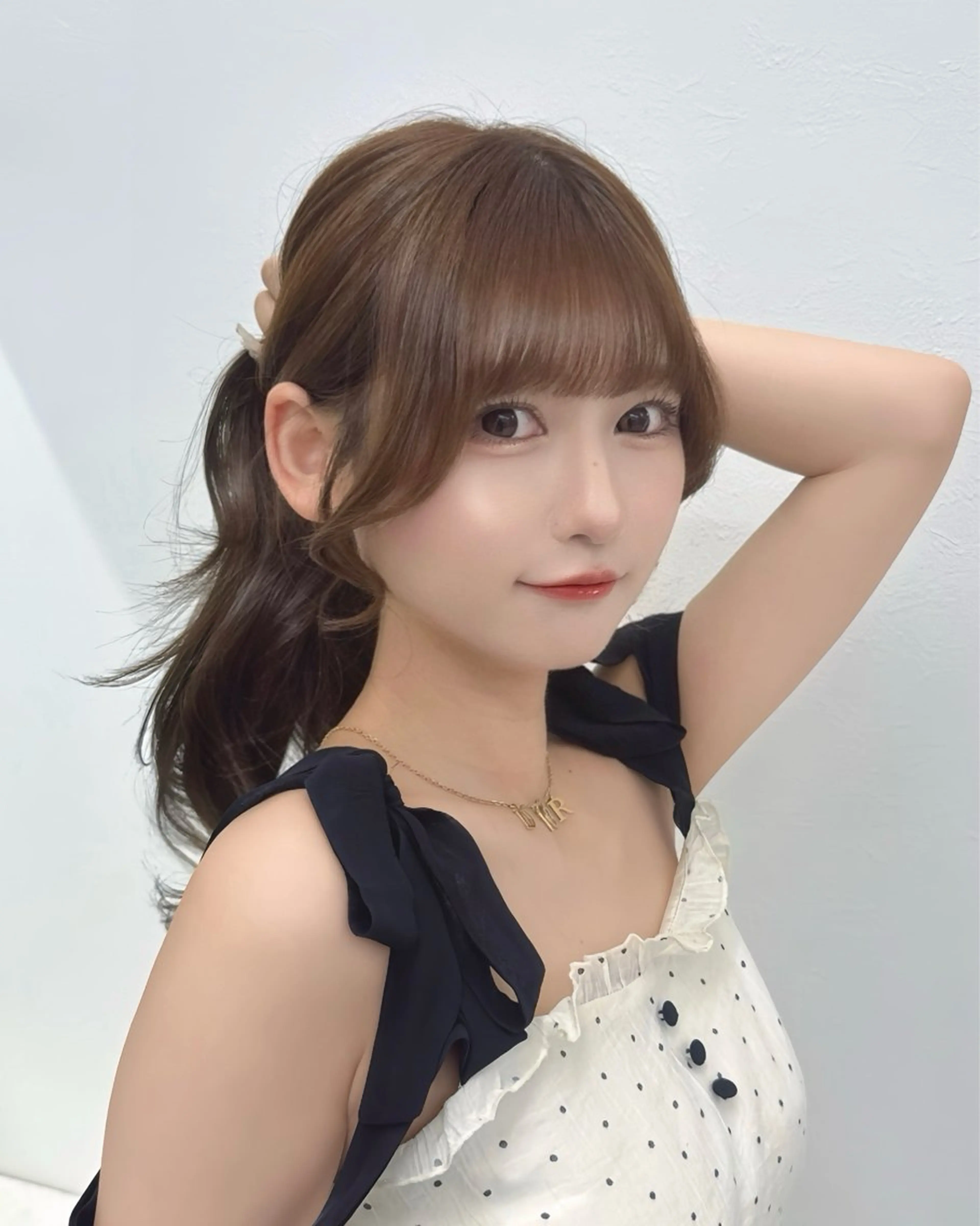 ロング カラー カット 縮毛矯正 レイヤーカット/ 顔まわり/リキのヘアスタイル