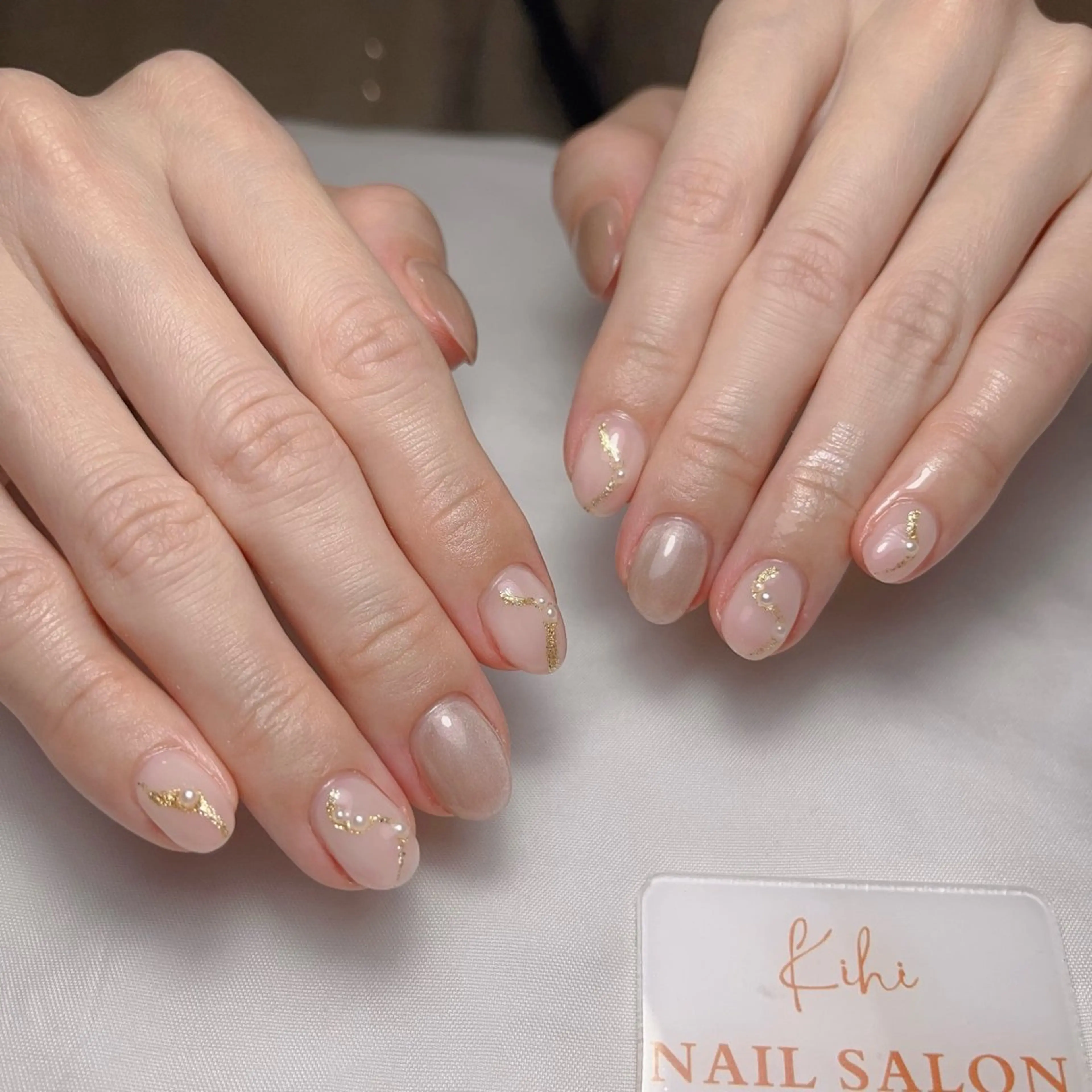 ネイル アートネイル フレンチネイル ジェルネイル グラデーション 韓国ネイル ハンドネイル 💕鈴木ユリ パラジェル/オフ無料のネイルデザイン