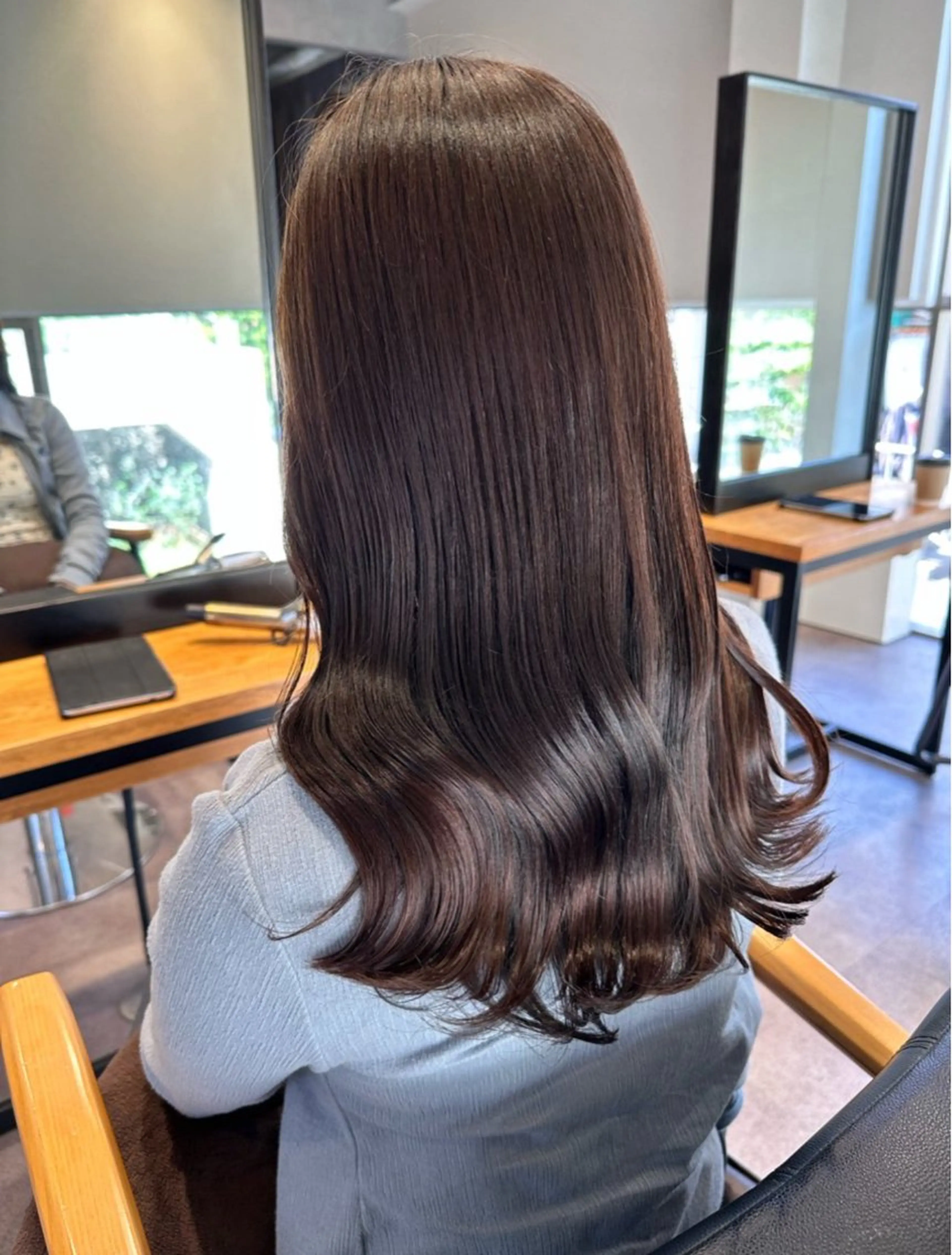 ロング カラー 縮毛矯正 トリートメント 韓国風/オシャレ /縮毛矯正/滝口琴未のヘアスタイル