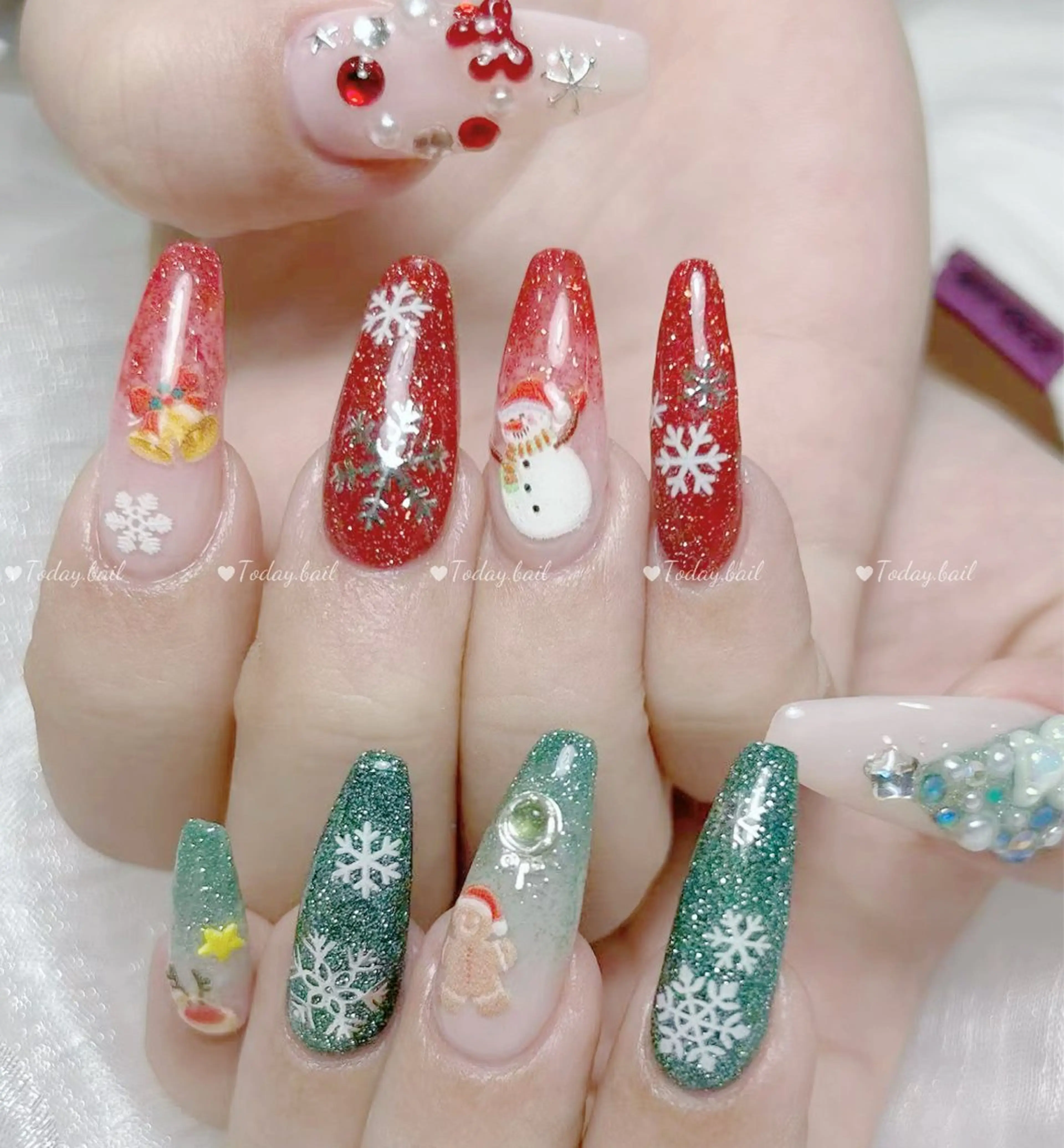 ネイル ハンドネイル 🎀Today nail💅のネイルデザイン