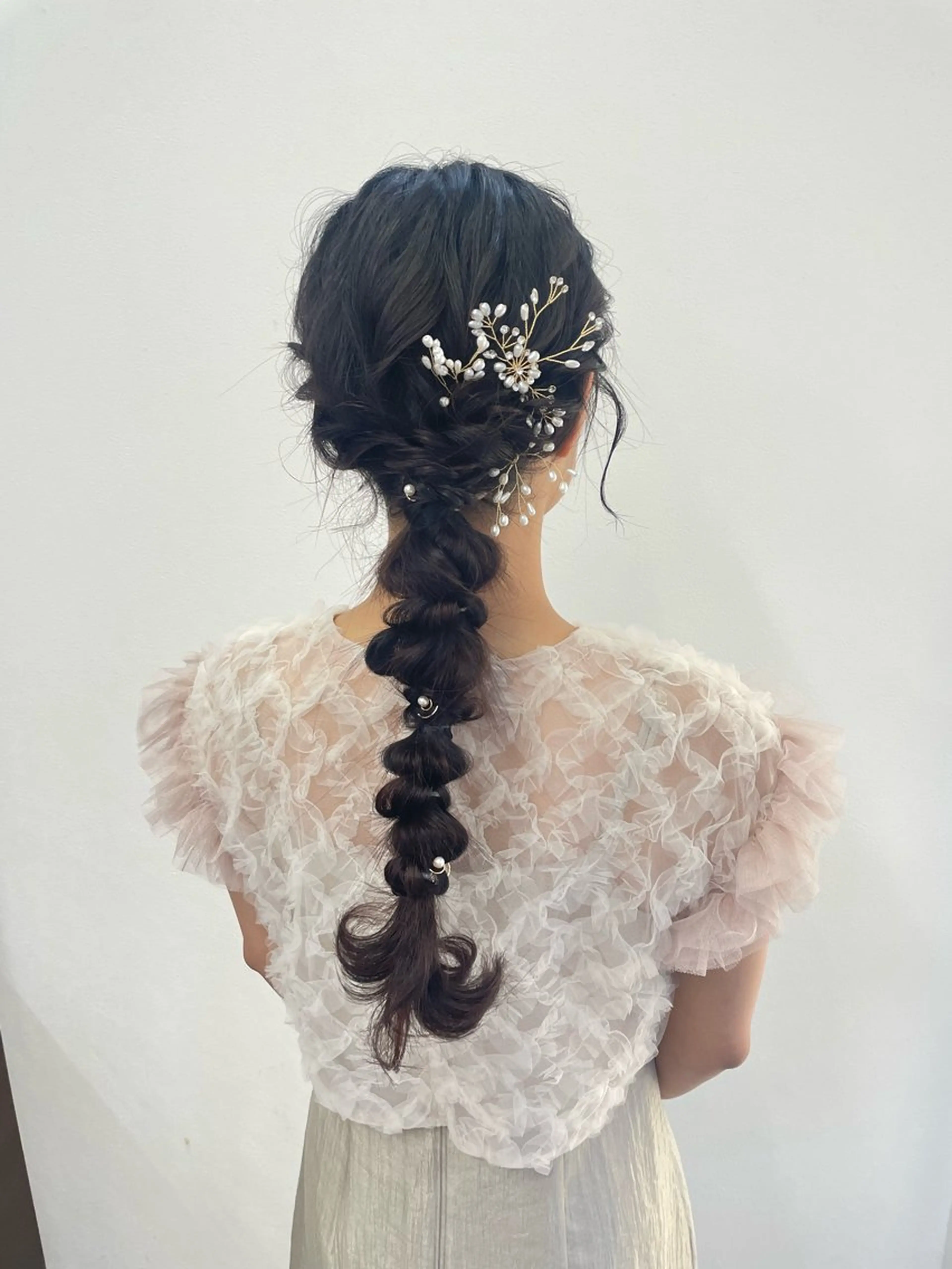 ロング フレアジェネラス所属・堀 綾花のヘアスタイル