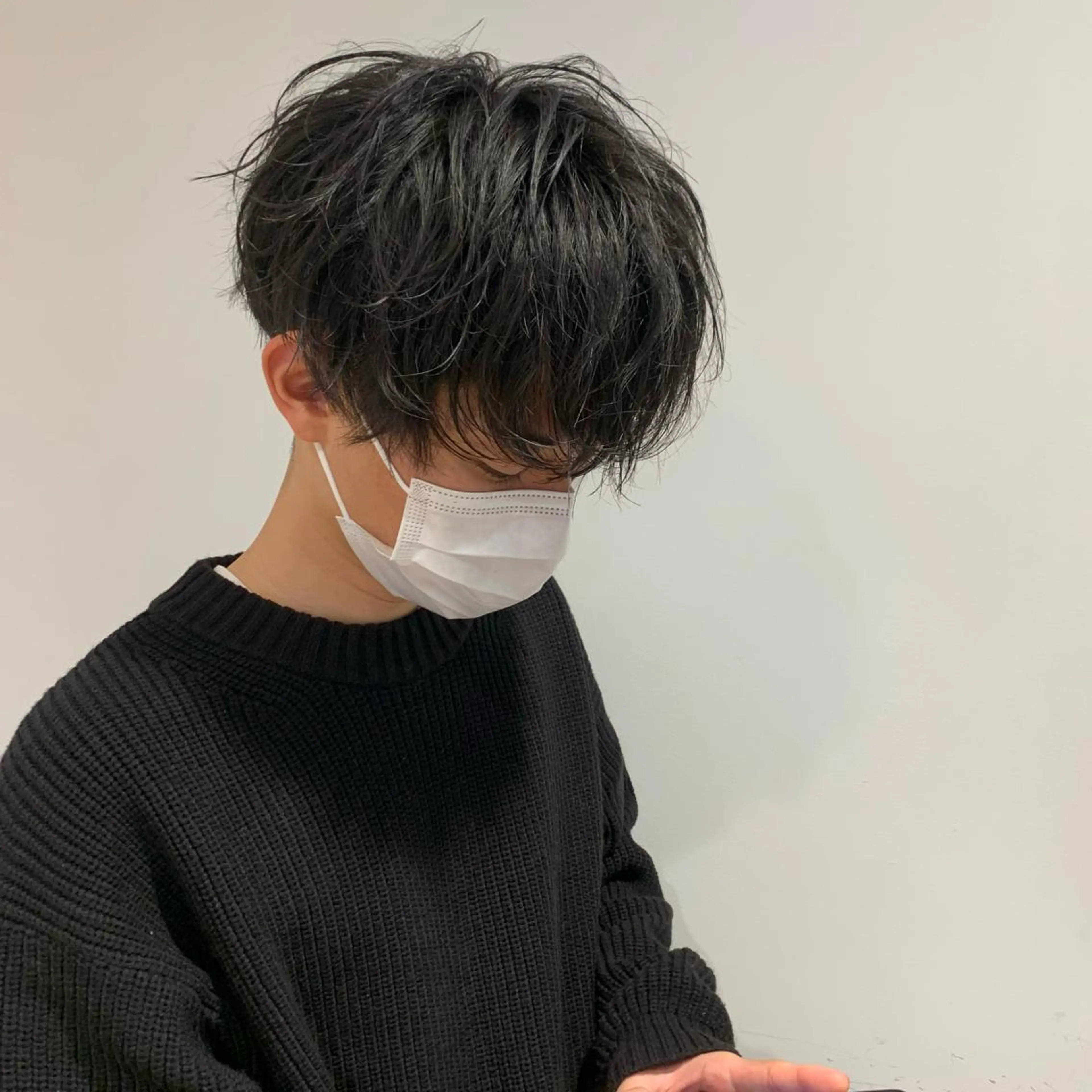 ショート ヘアアレンジ メンズ マッシュ メンズパーマの達人 🌟川内絵人のヘアスタイル