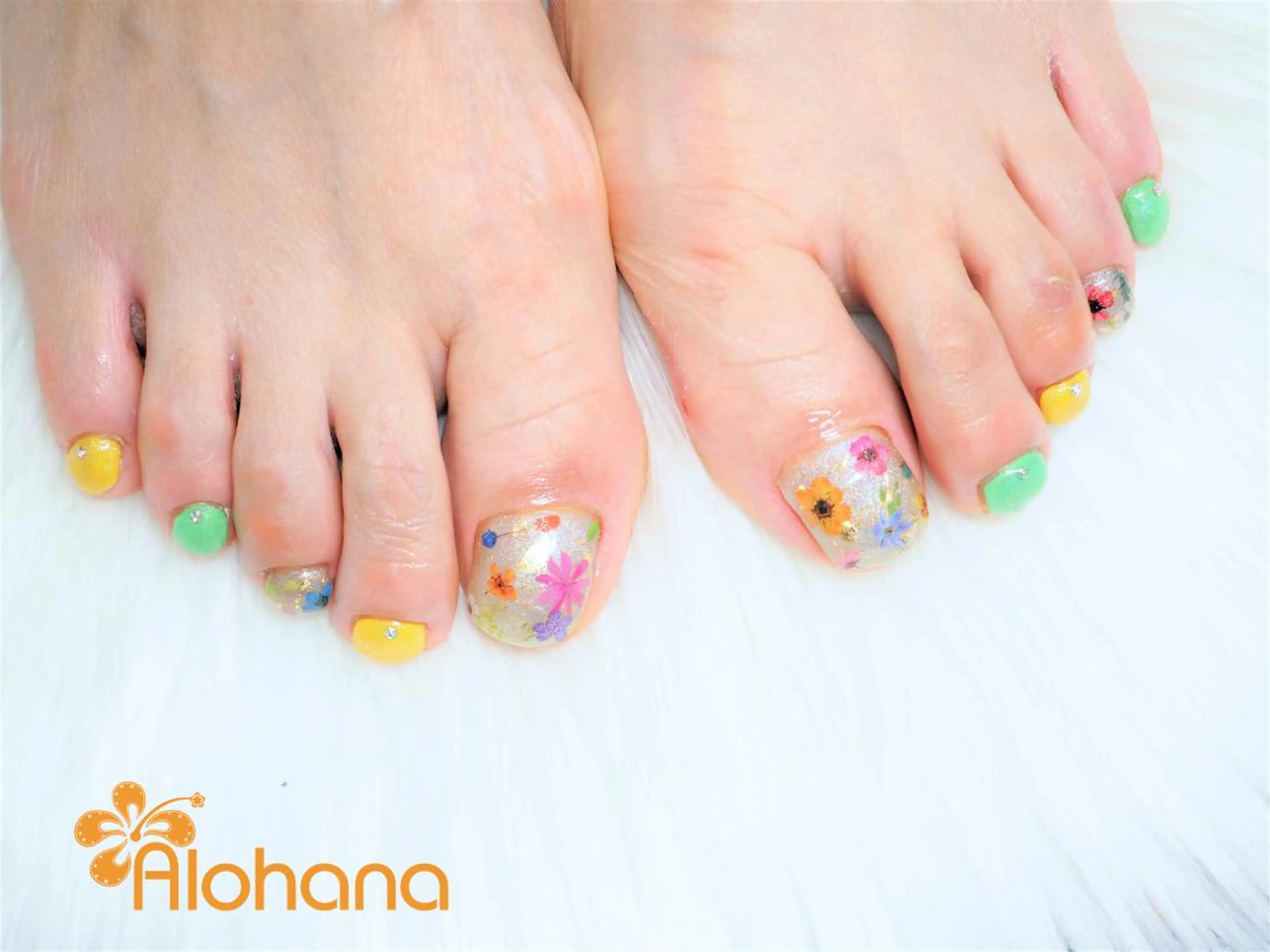 Footお任せネイル90分(オフあり)￥12500→￥10300の写真