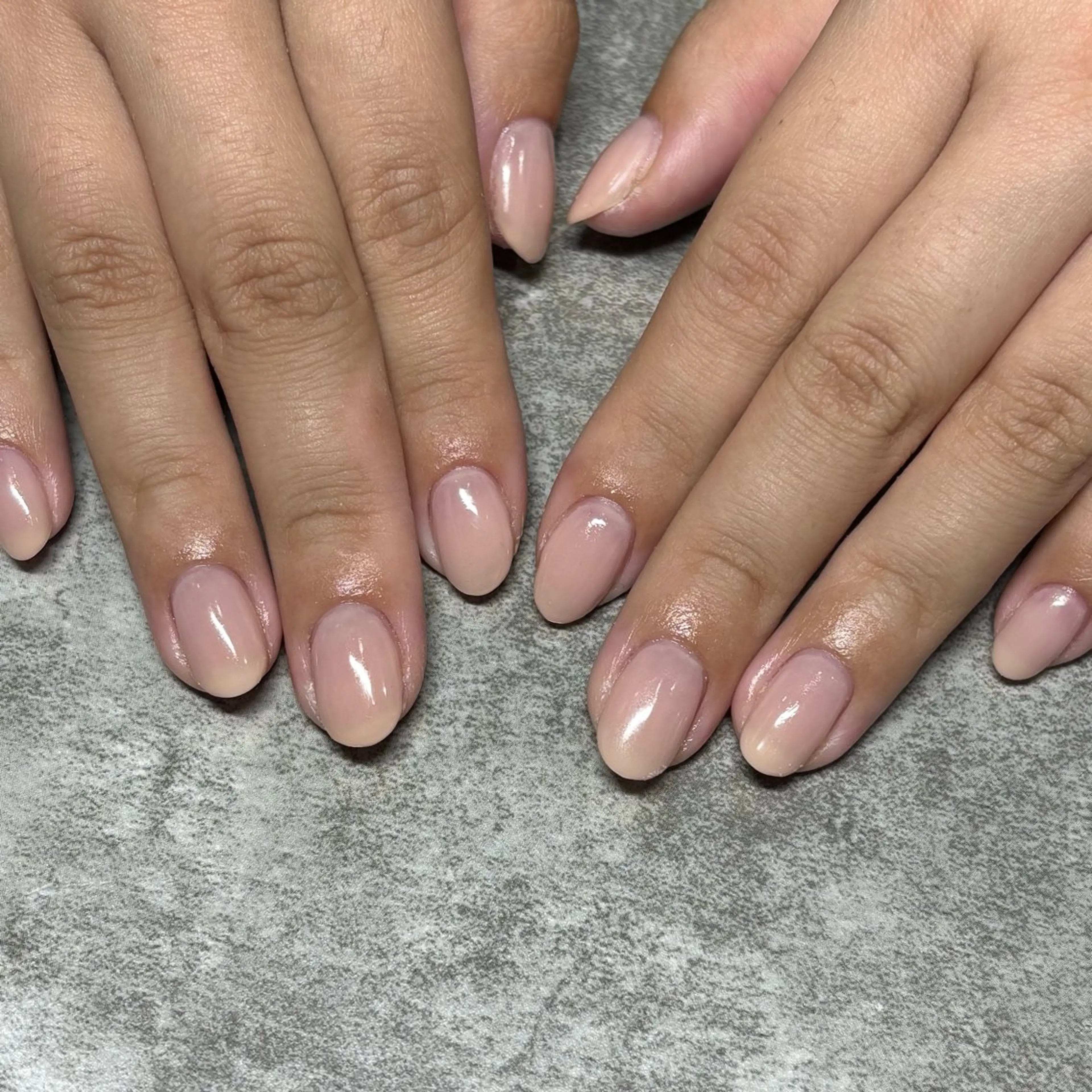 【ハンド】オフ込みワンカラー(カラー調合込)の写真