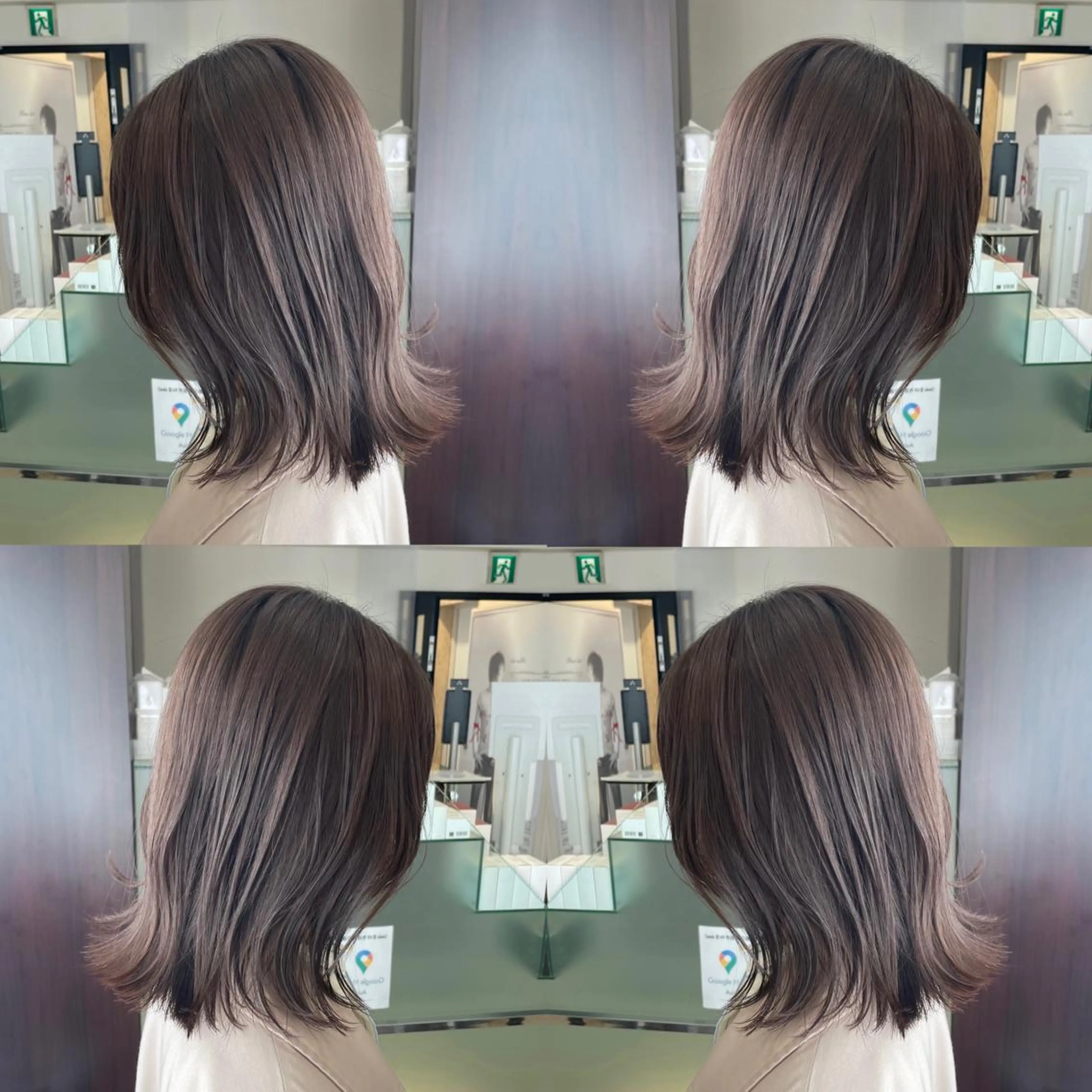 ミディアム カラー ベージュカラー ブリーチ 透明感カラー ブリーチなしカラー オリーブベージュ ヘアカラー HARUKI MINATO Japan SENDAI所属・🌈【透明感・韓国 ヘア】がっきー🌈のヘアスタイル