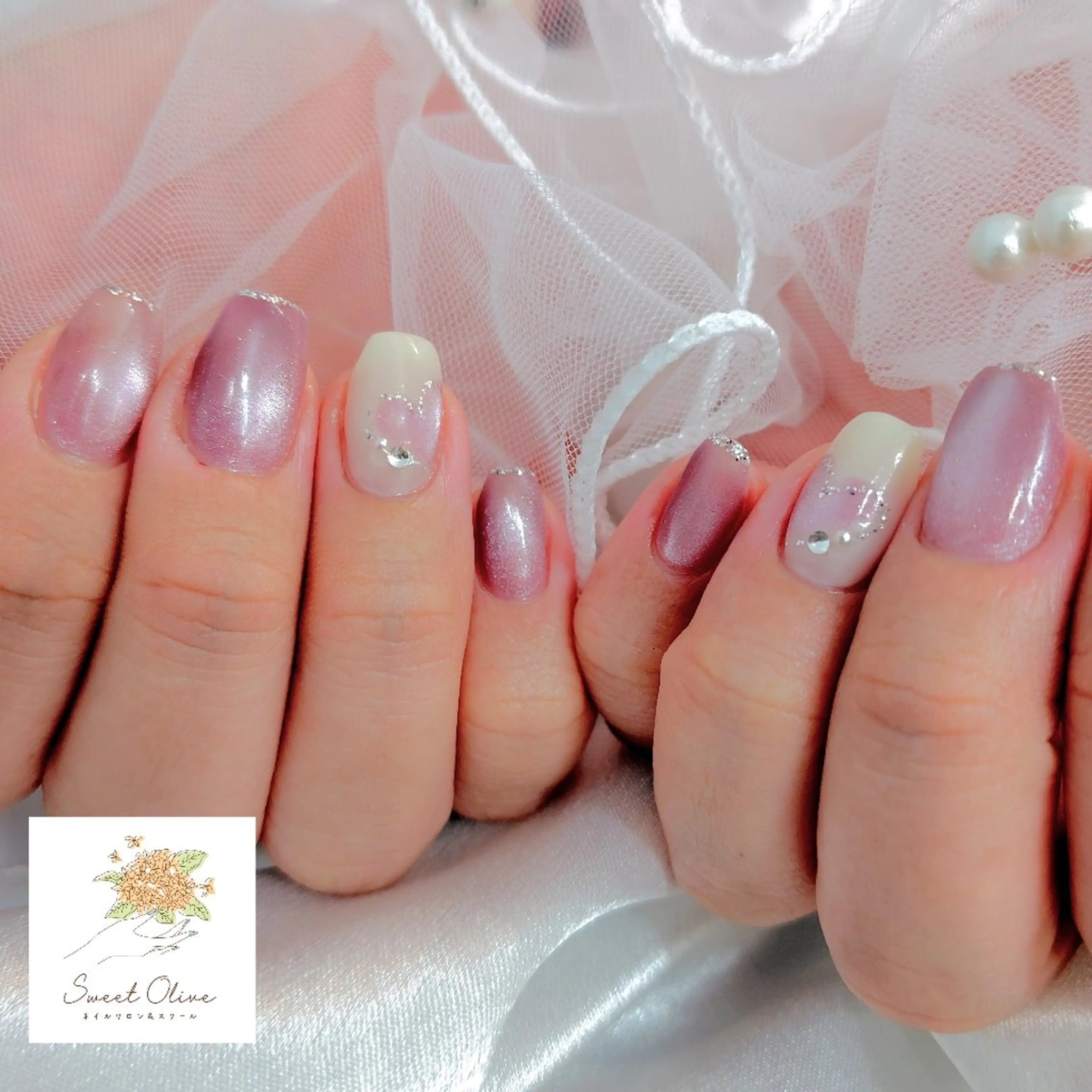 ネイル 持ち込み SweetOlive オーナー（春日部市）のネイルデザイン