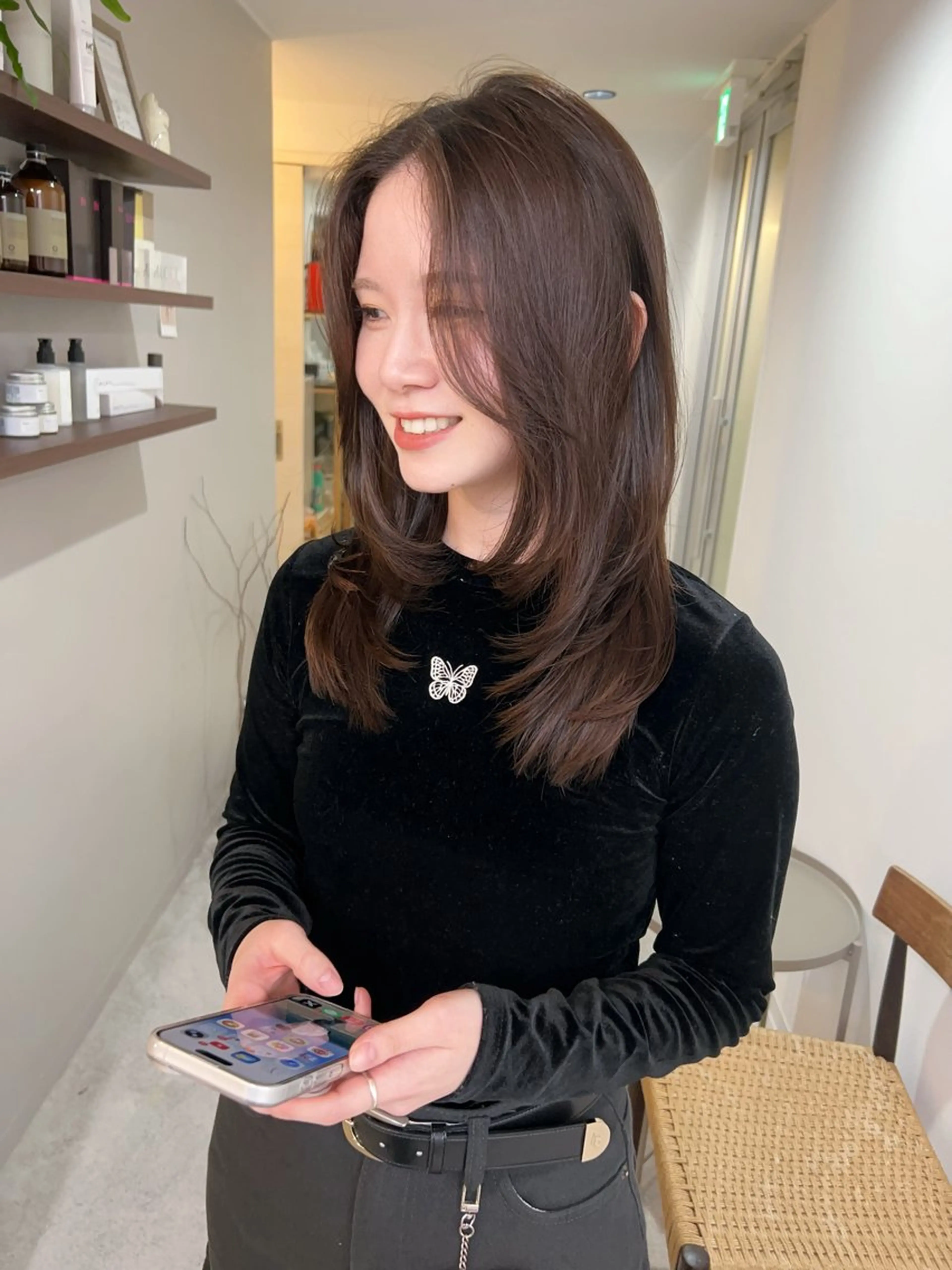 ミディアム カット トリートメント 韓国レイヤー/ハイ トーン/優太のヘアスタイル