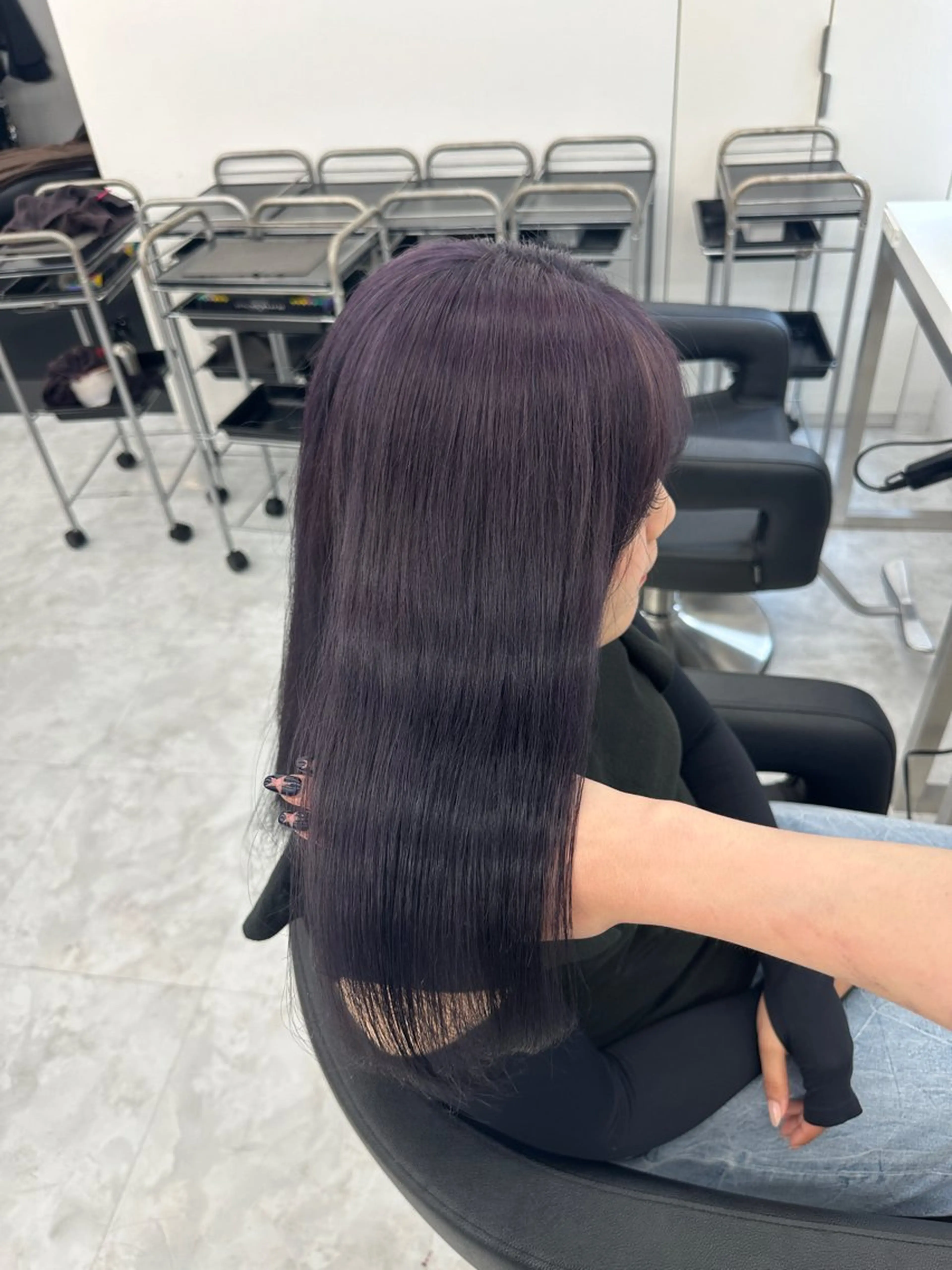 ロング カラー パーマ ヘアアレンジ メンズ キッズ ♥️韓国ヘア レイヤー♥️ゆりのヘアスタイル