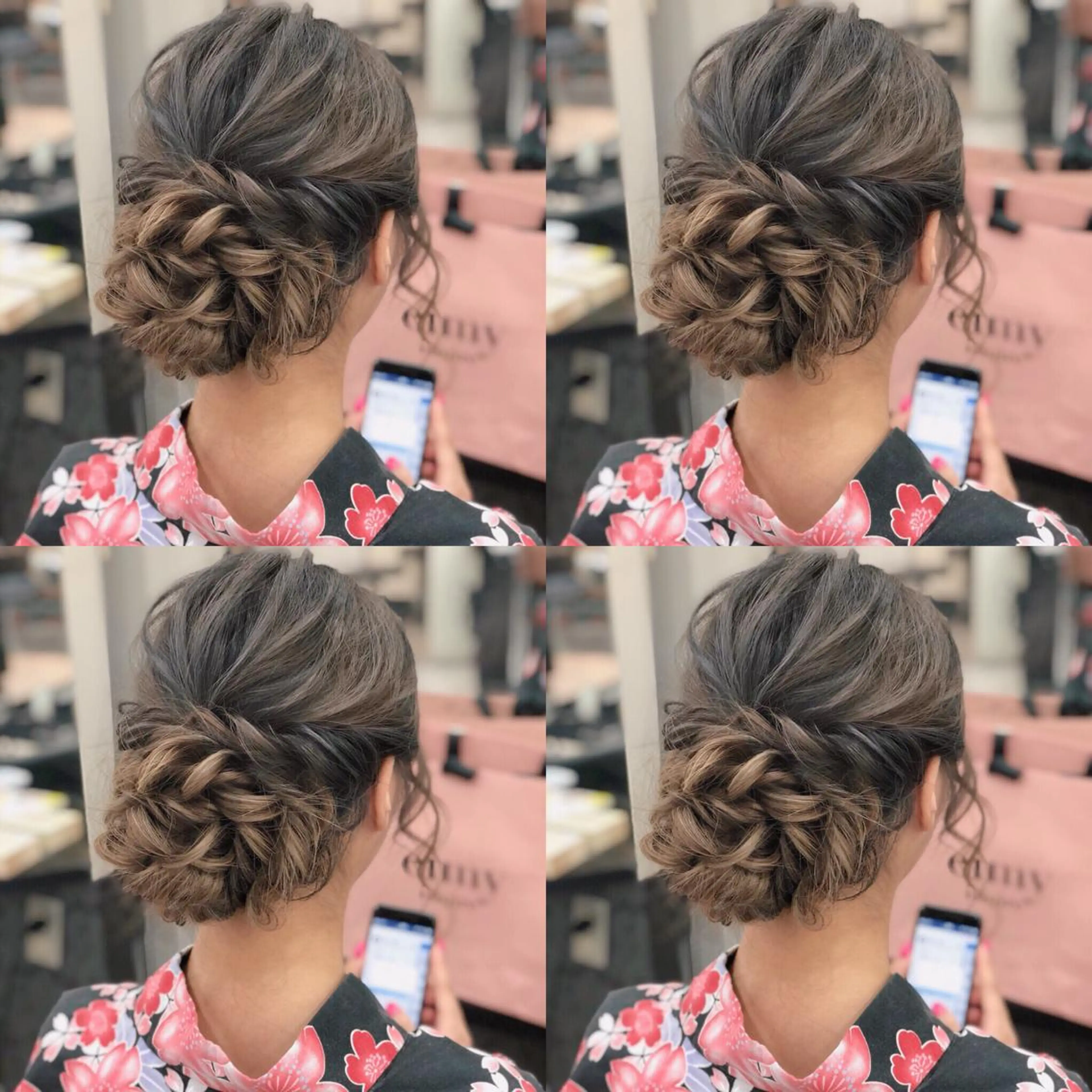 セミロング ヘアアレンジ ヘアセット 🌷MAYU 🌷のヘアスタイル