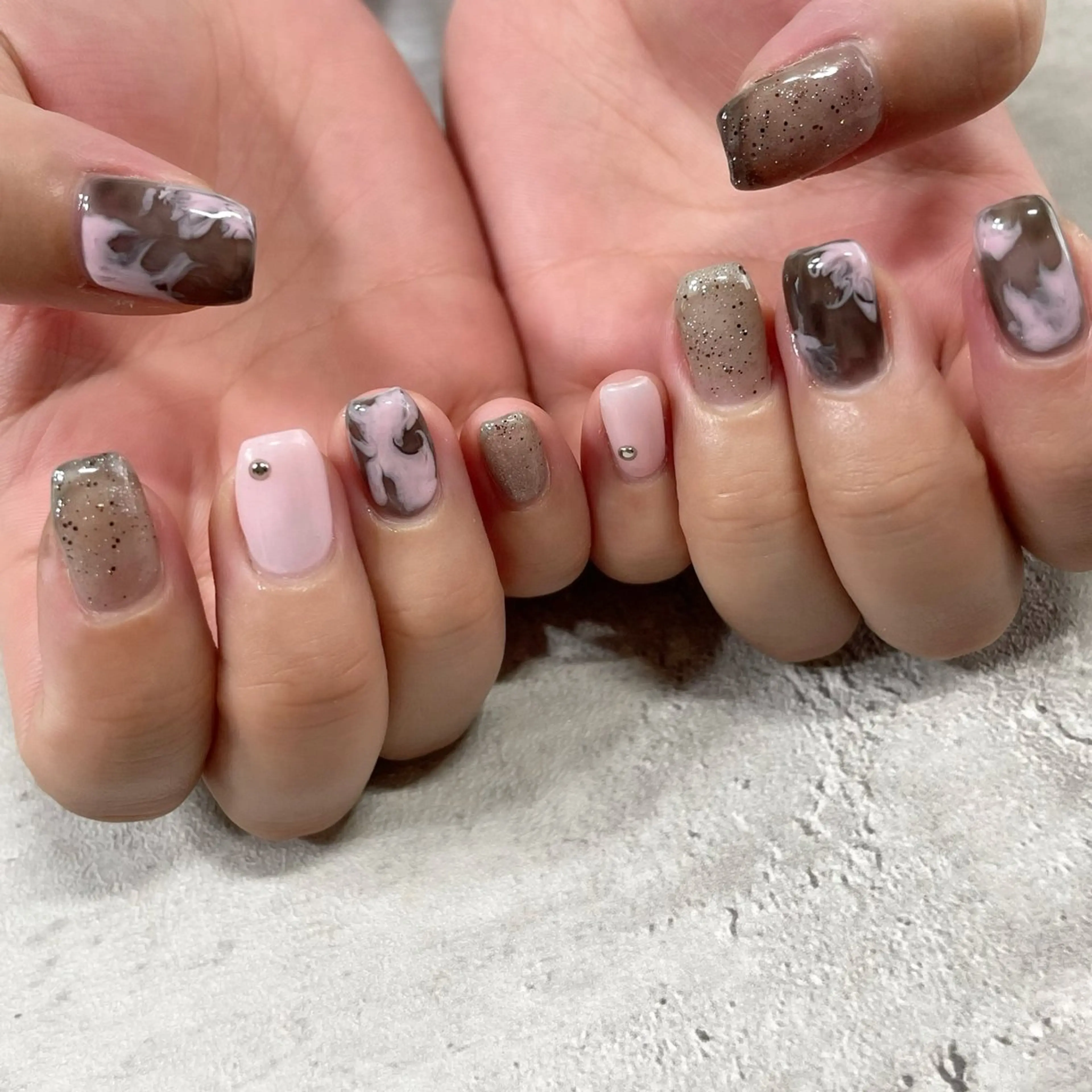 ネイル ジェルネイル 東 千夏のネイルデザイン