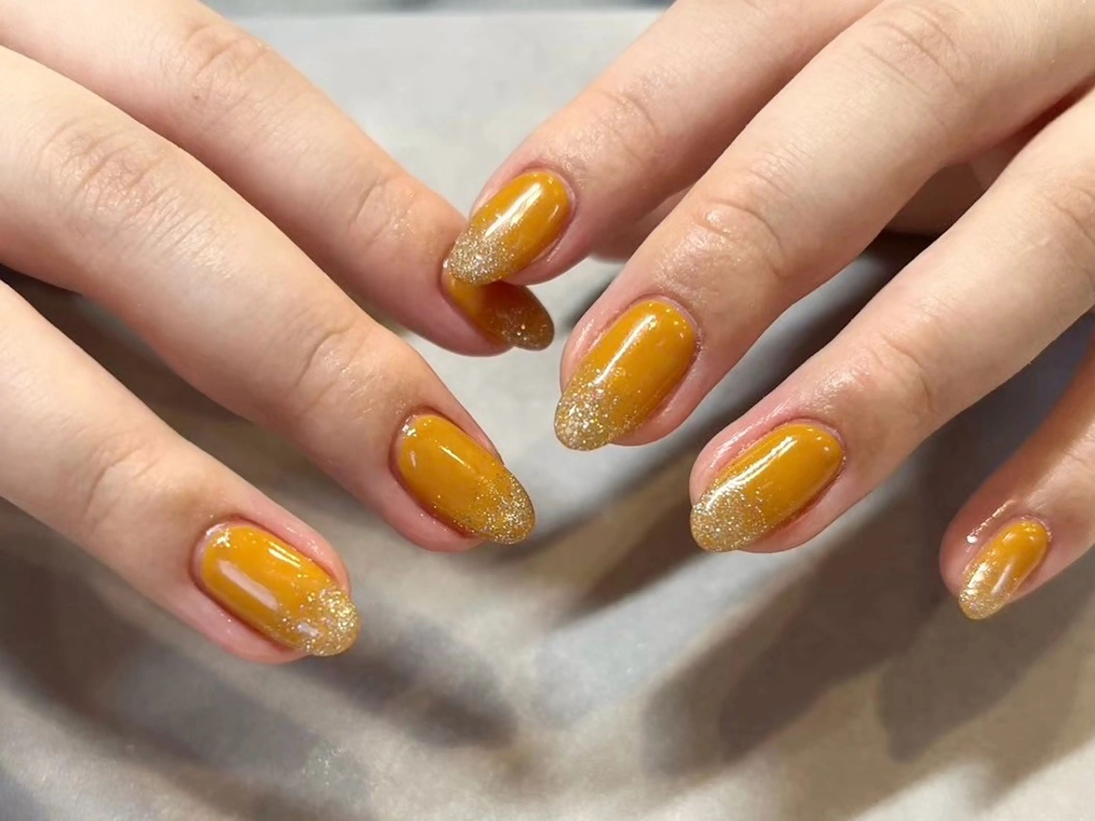 ネイル ラメ(グリッター) Ayano ♡のネイルデザイン