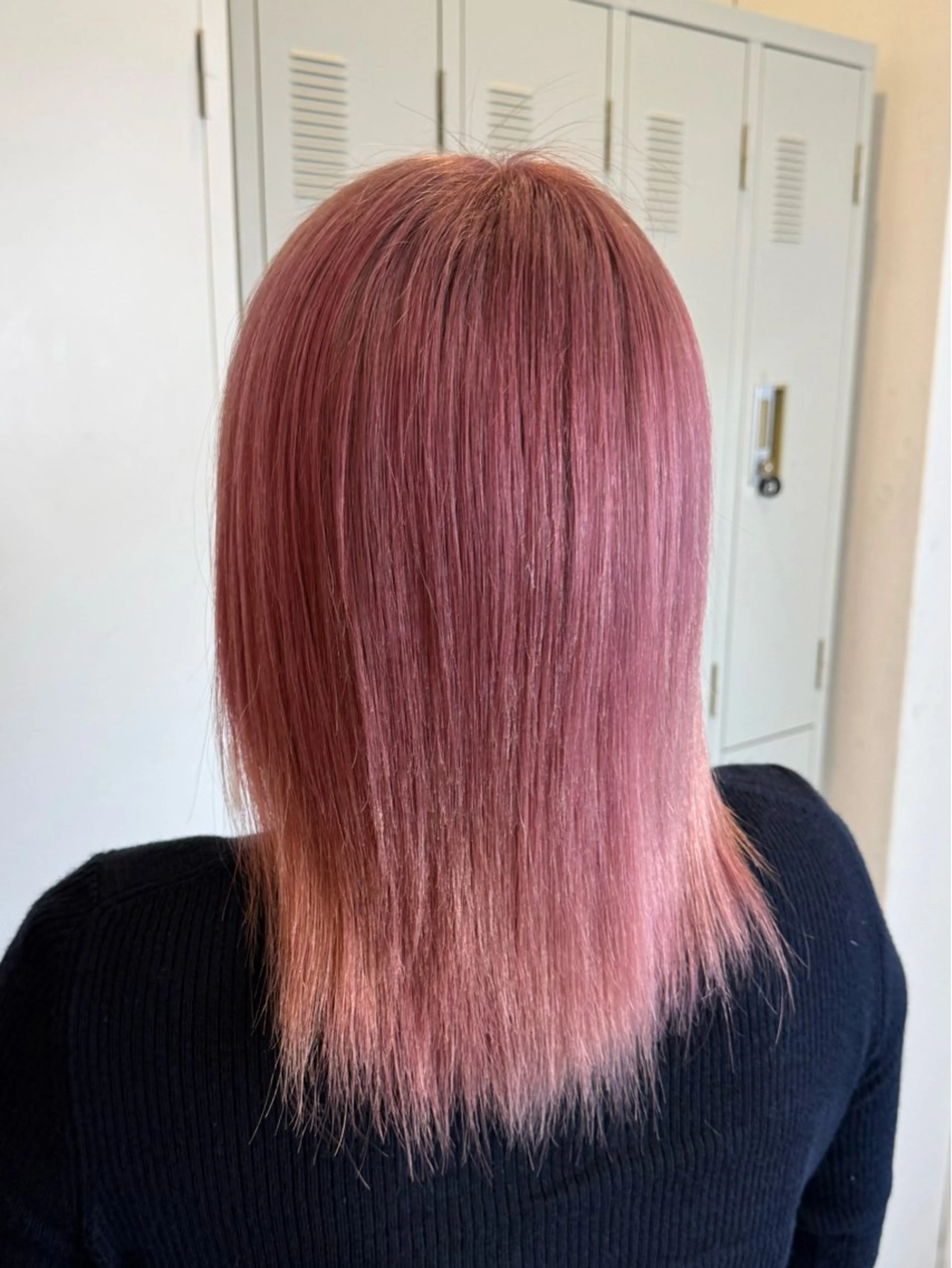 カラー ピンクカラー Grandoll Luxe所属・大神 鈴夏のヘアスタイル