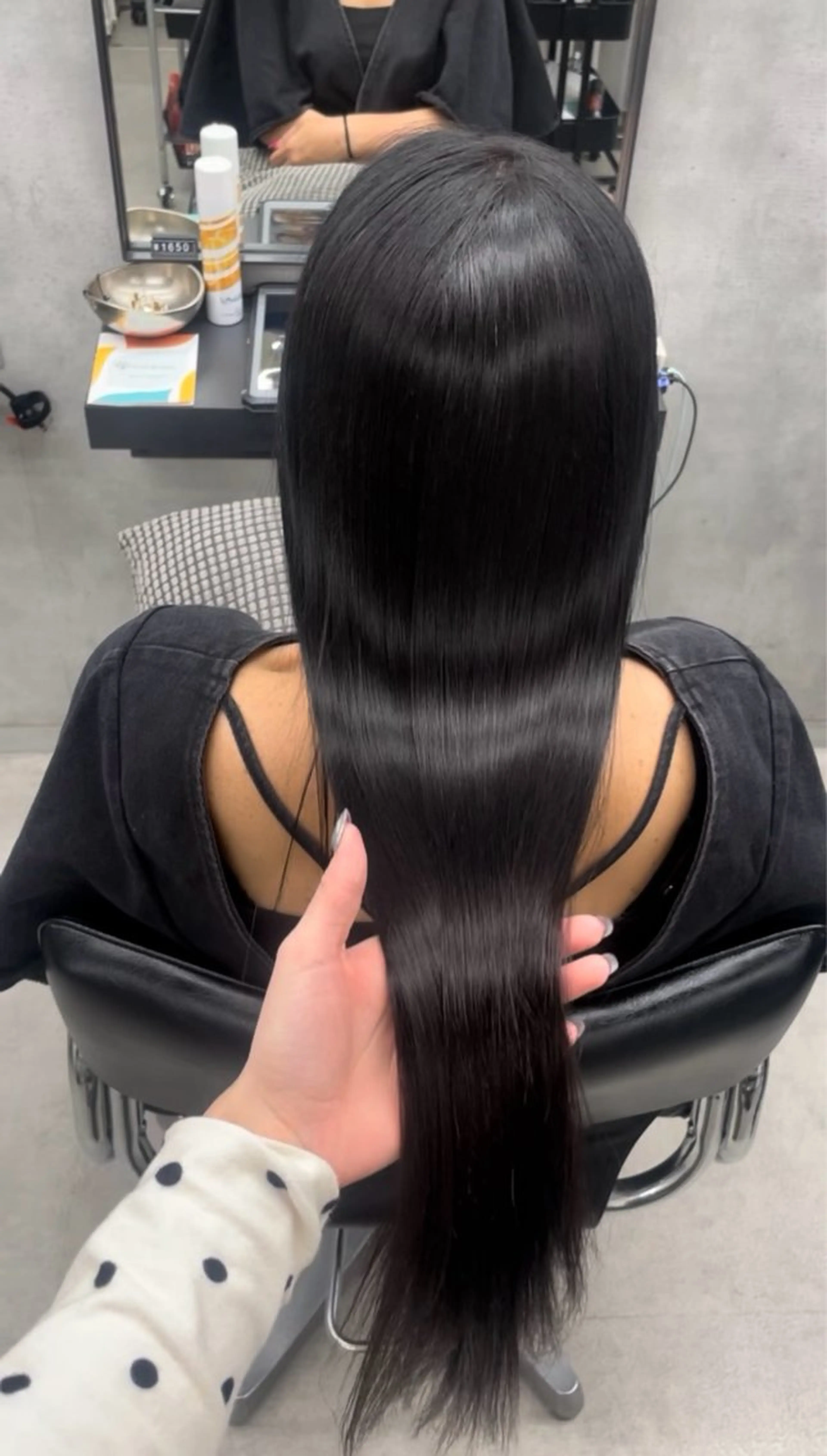 ロング 縮毛矯正 トリートメント 渡邉彩音 / 原宿美容室🪽のヘアスタイル