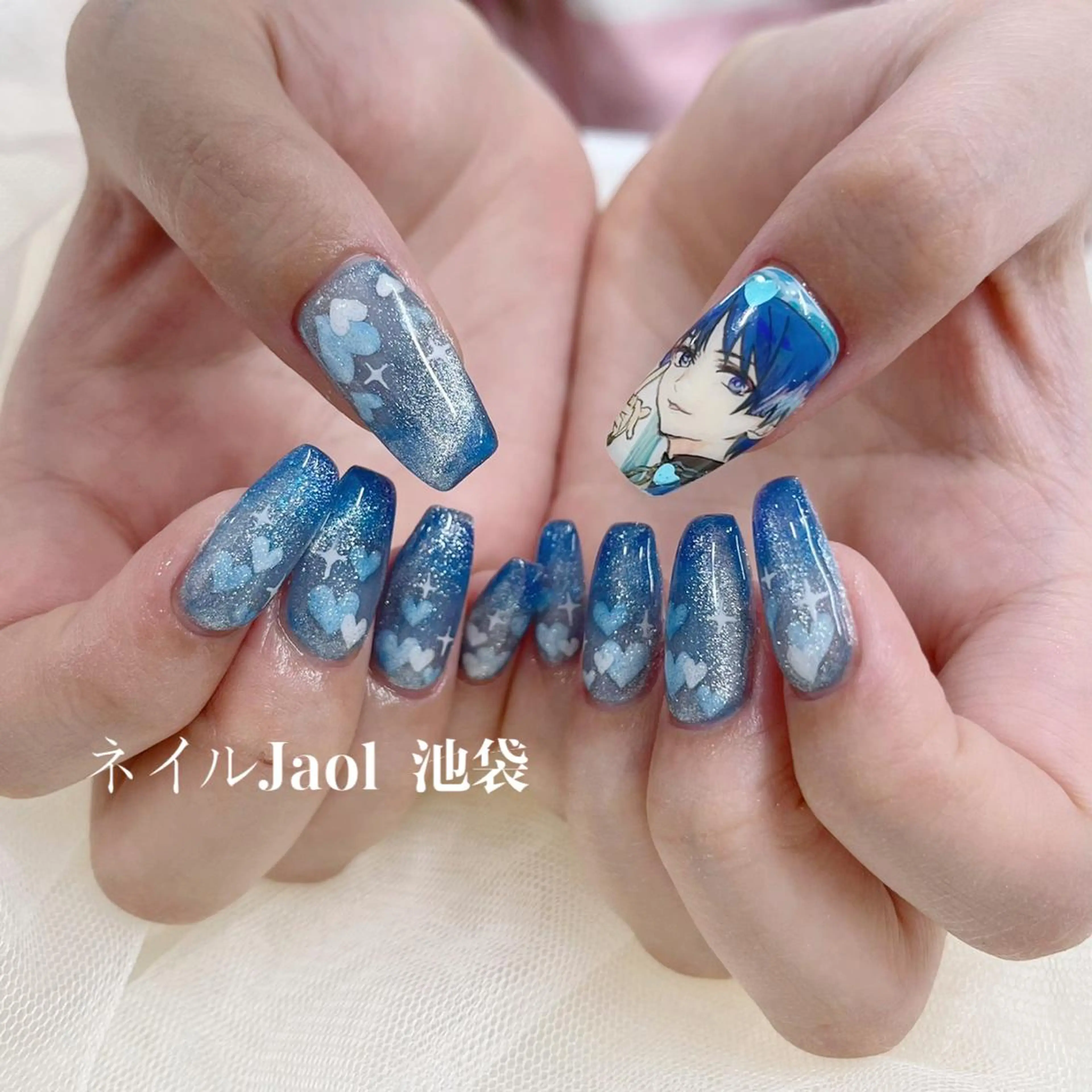 セミロング nail jaol池袋店所属・ネイルJaol 池袋のネイルデザイン