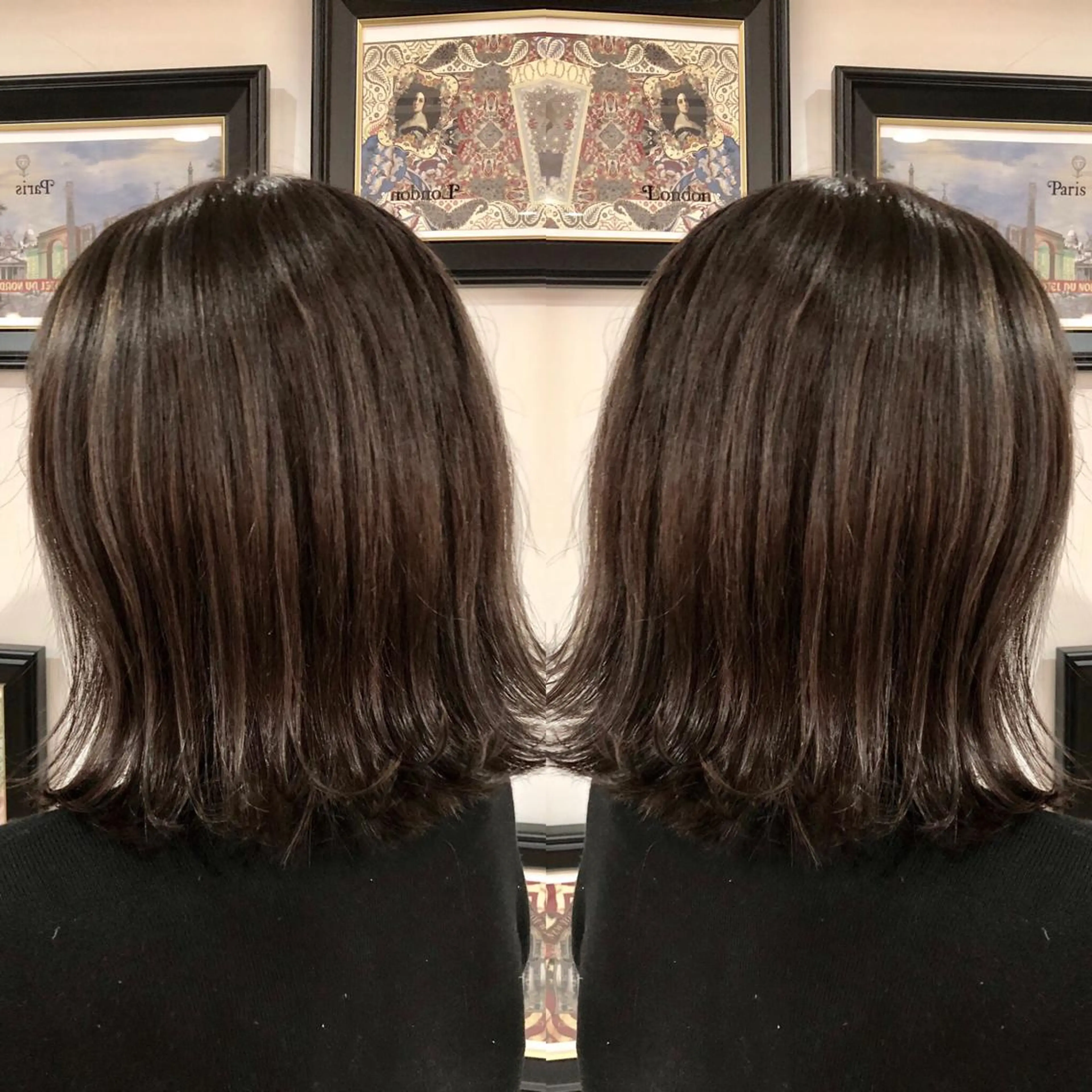 ショート カラー アッシュ アッシュブラウン ブラウンカラー M IIのヘアスタイル