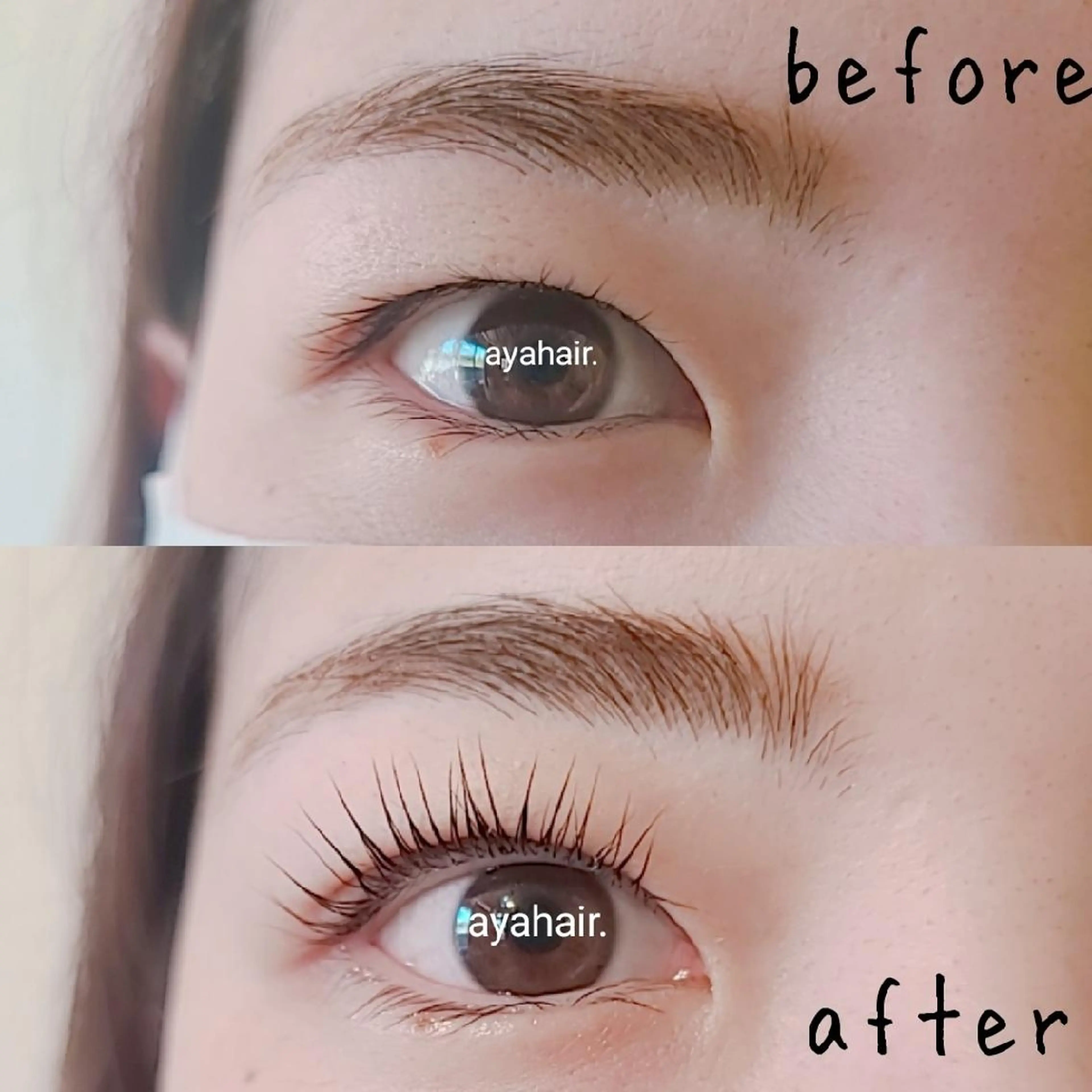 マツエク・マツパ ayahair. 彩のマツエク・マツパデザイン