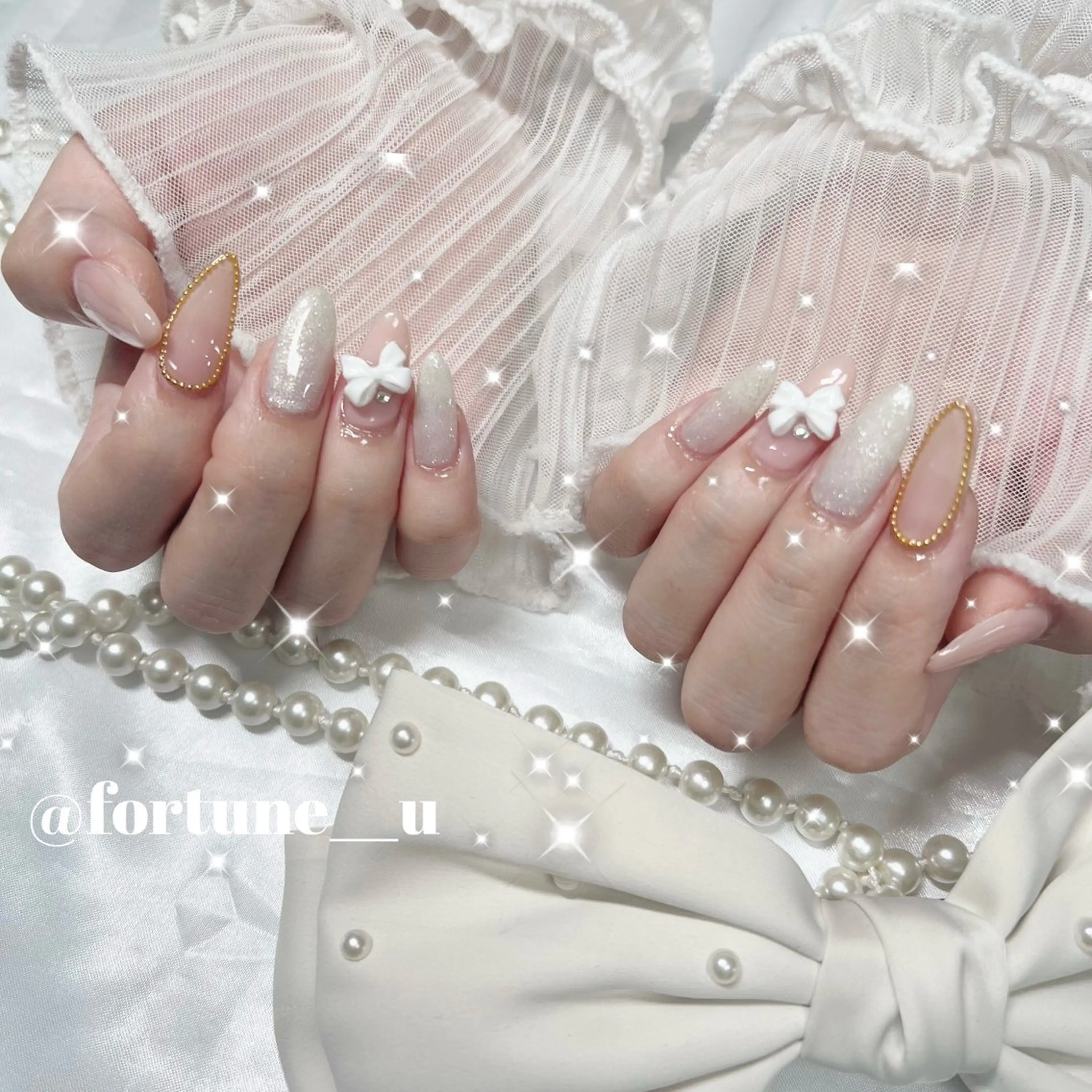 ネイル ガーリー 韓国ネイル オフィスネイル ピンク シンプルネイル ハンドネイル 💜 Yuuna💜のネイルデザイン