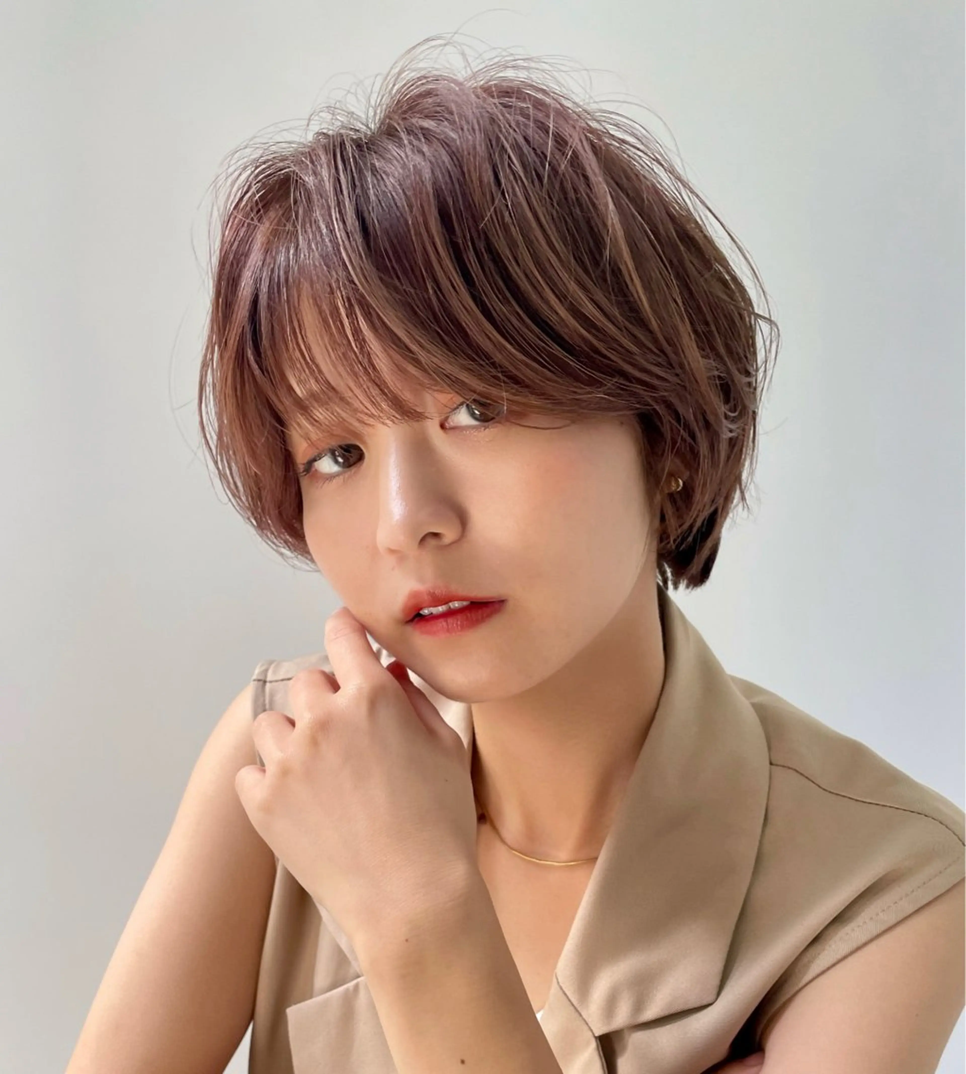 ショート パーマ ショートヘア mee.表参道所属・ボブ/ショート /パーマ/shinのヘアスタイル