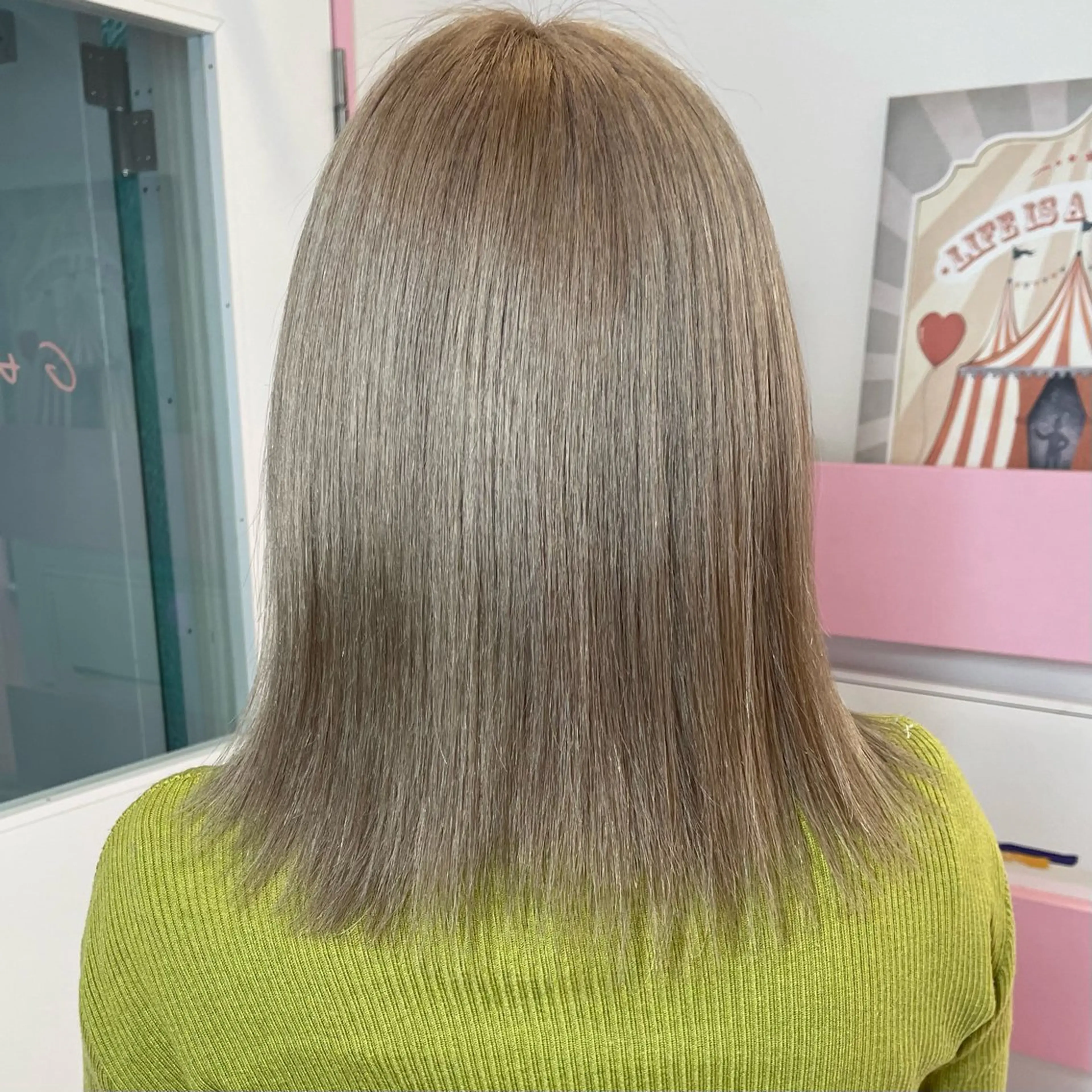 ミディアム カラー 🎀ミルクティー/暖 色×レイヤー/マリアのヘアスタイル