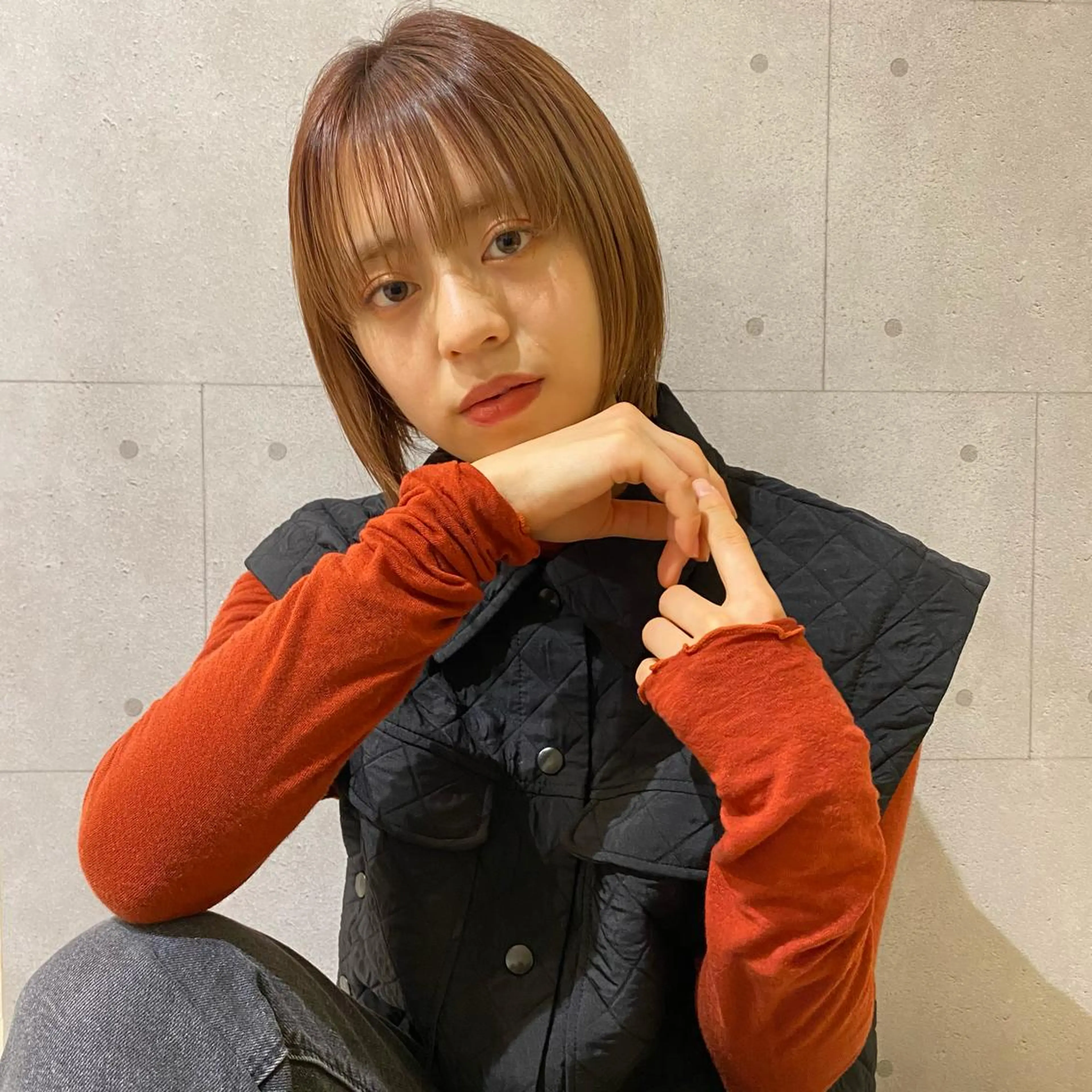 髪質改善/白髪ぼかし レイヤー　🌱千咲季のヘアスタイル