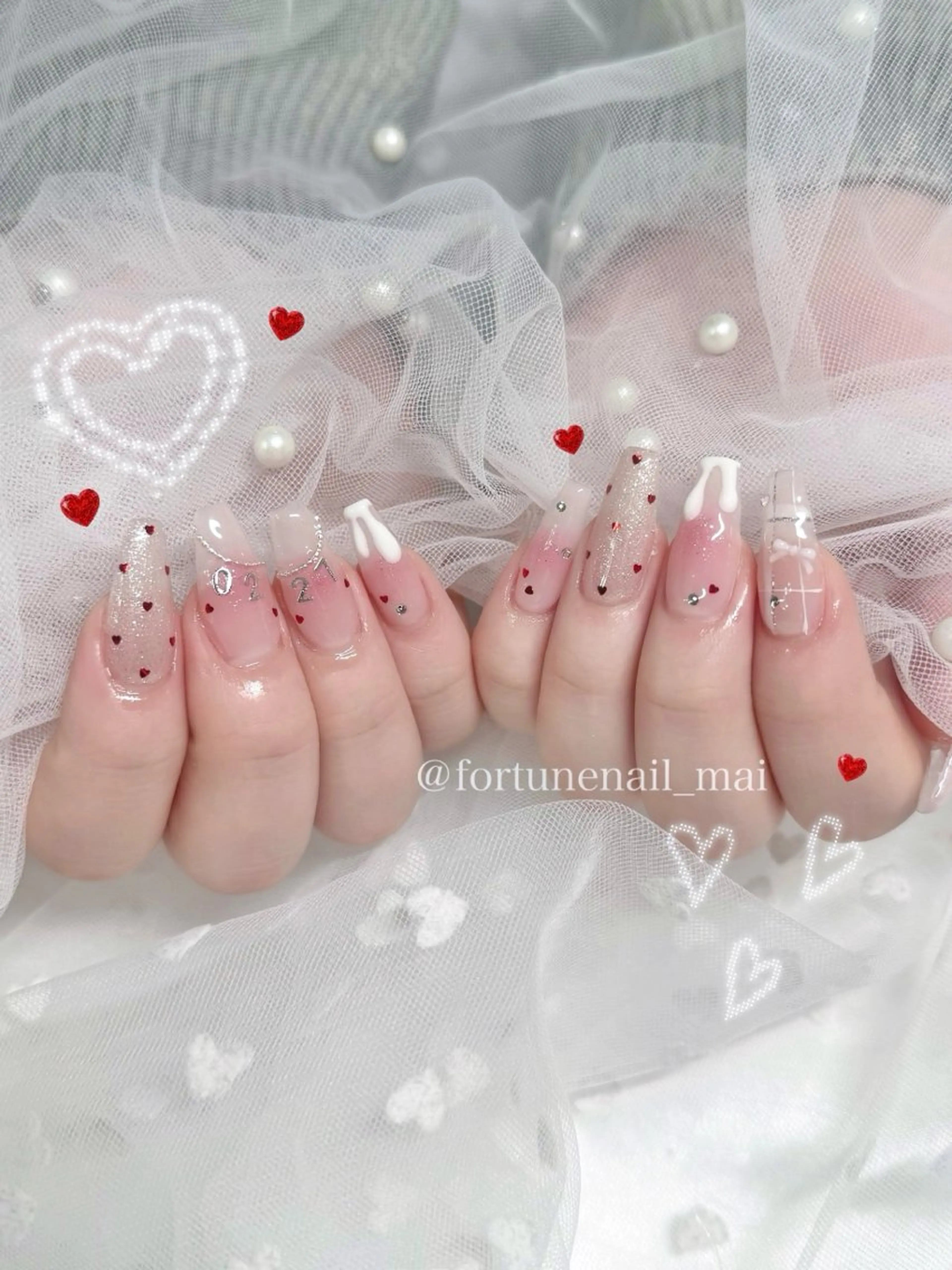 ネイル ハンドネイル 🎀Mai 🎀2/9空✩.*のネイルデザイン