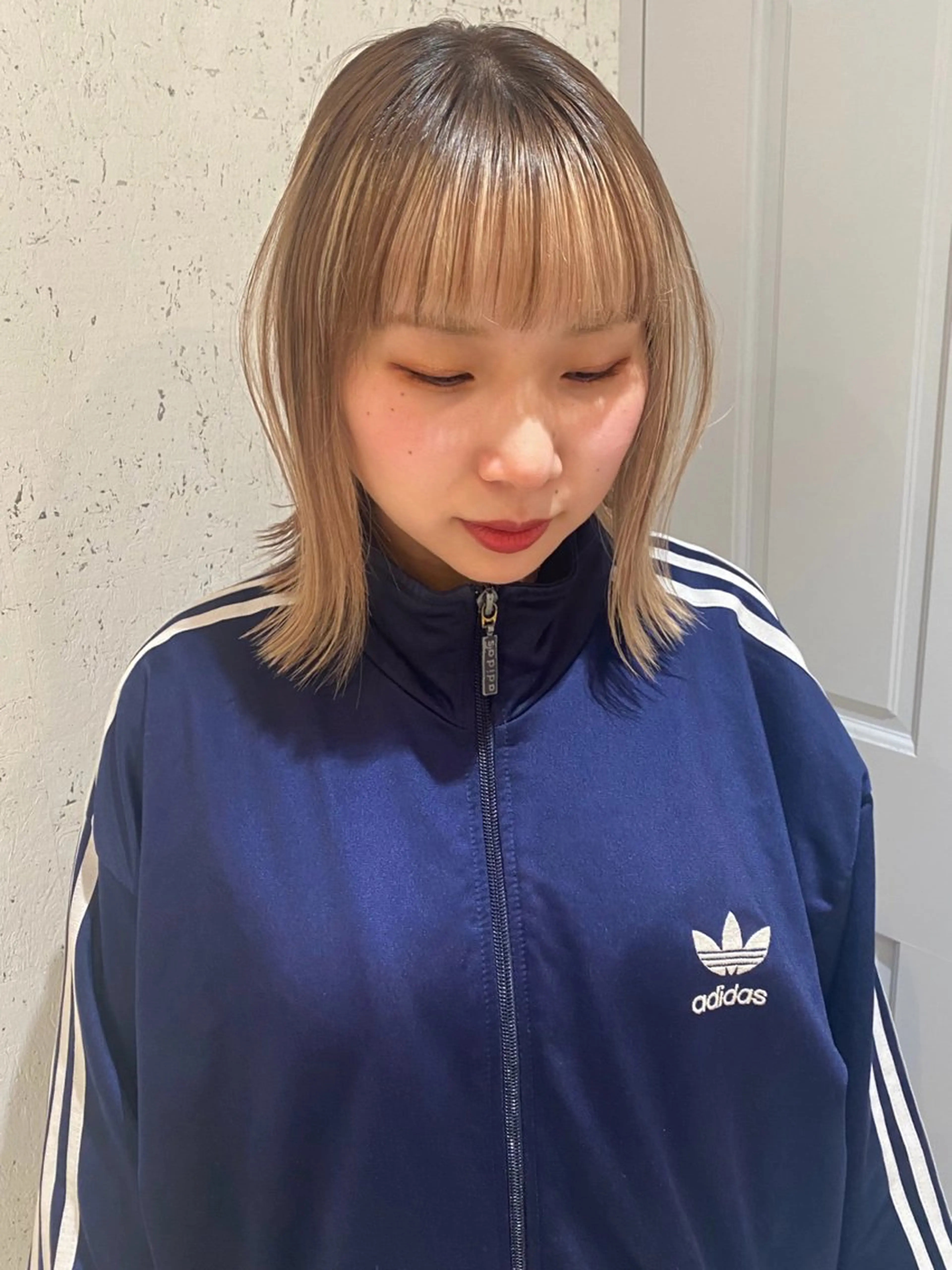 ミディアム カラー ブリーチ カット ヘアカラー トリートメント mai / linoah˚✧のヘアスタイル