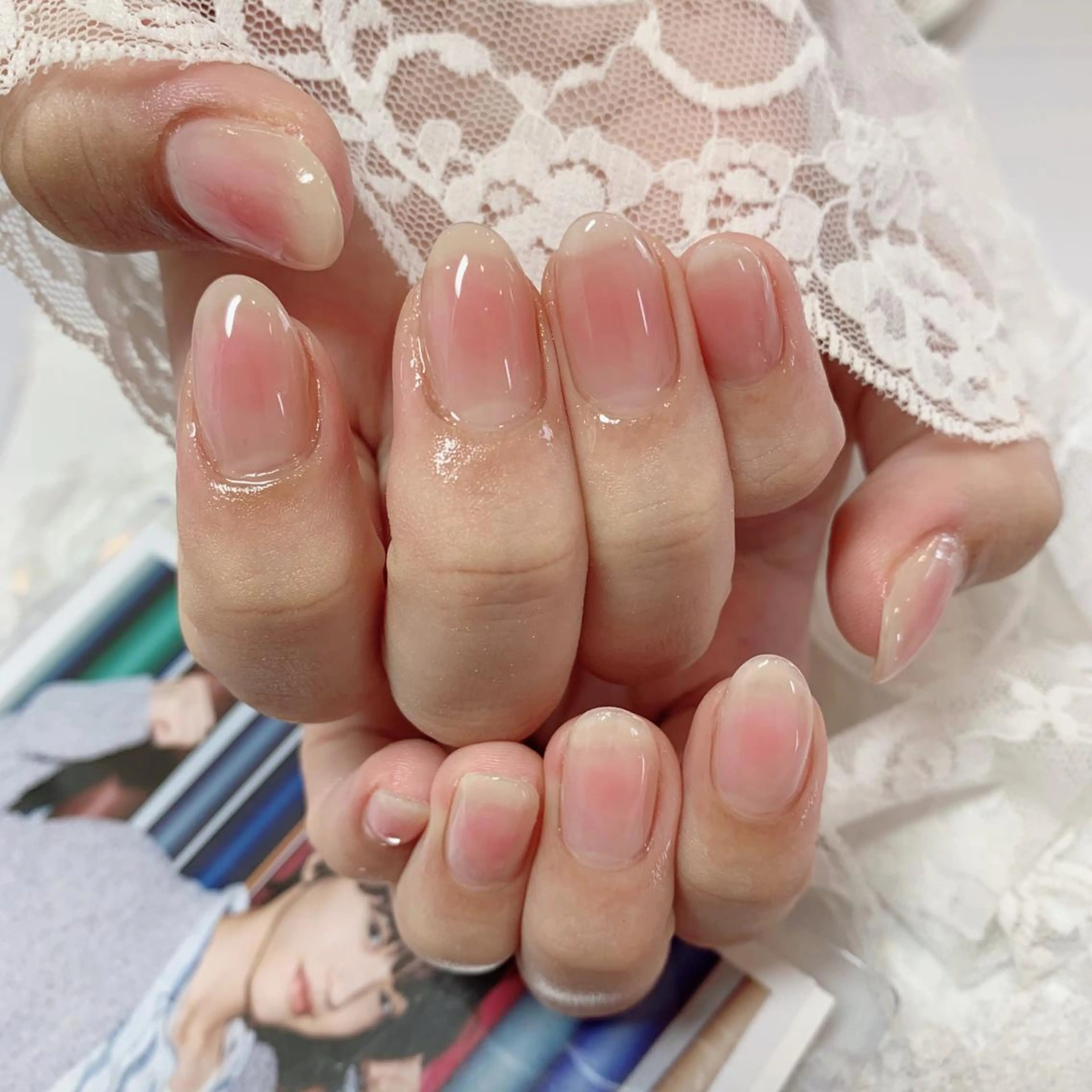 ネイル La neige* yuki 🥯🍑のネイルデザイン