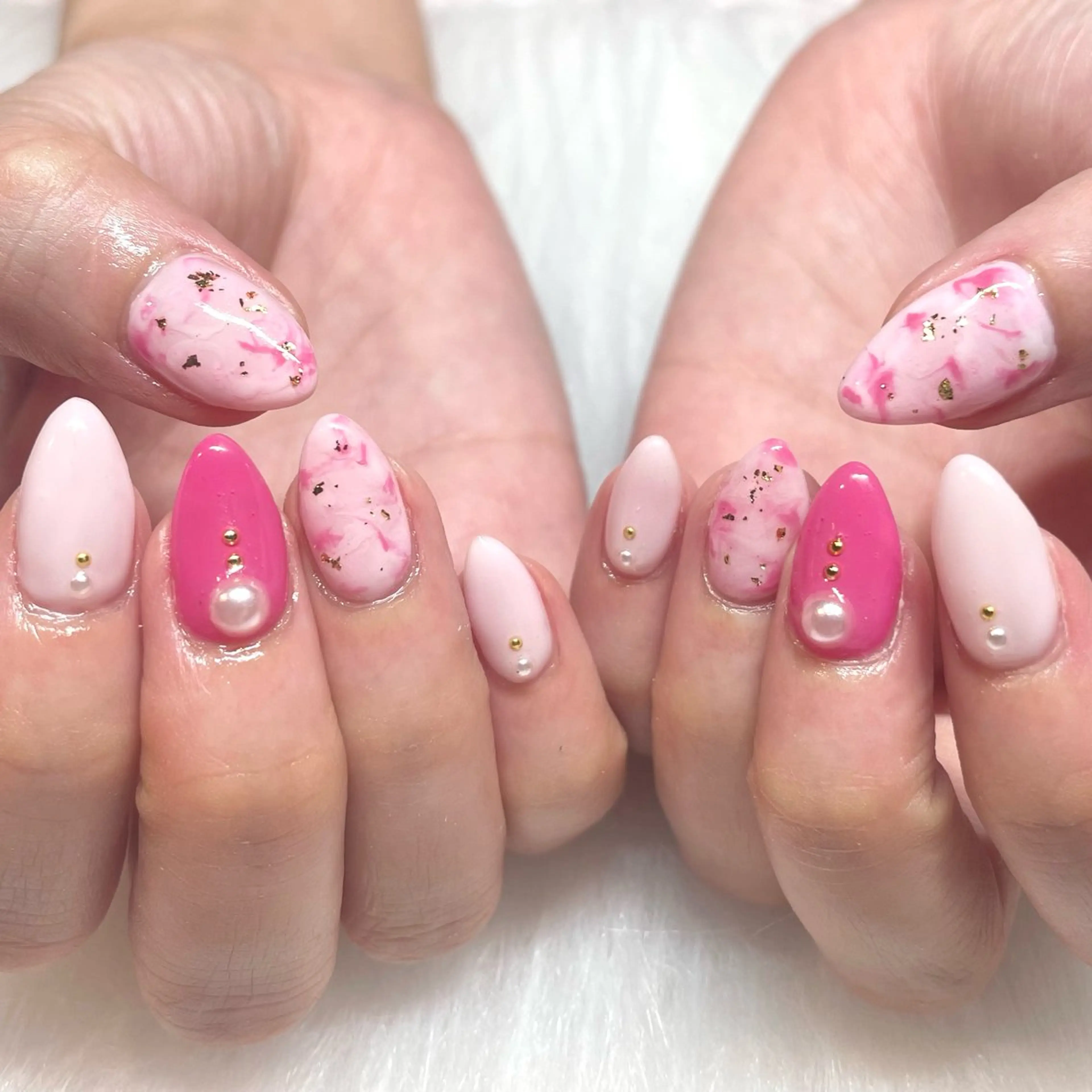 ネイル ハンドネイル Nail ヌシん家 AKANEのネイルデザイン
