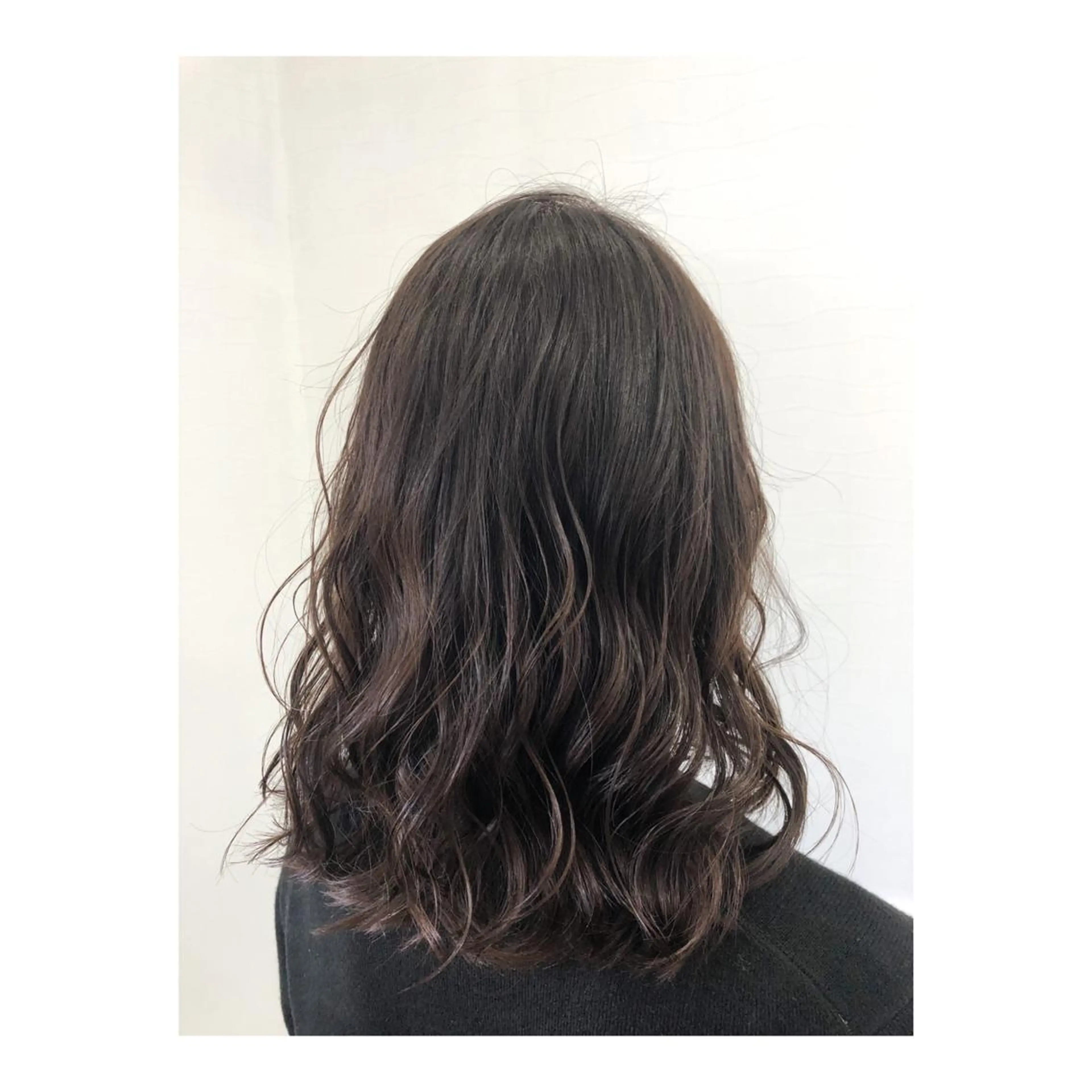 セミロング カラー YUIMARL なつきのヘアスタイル