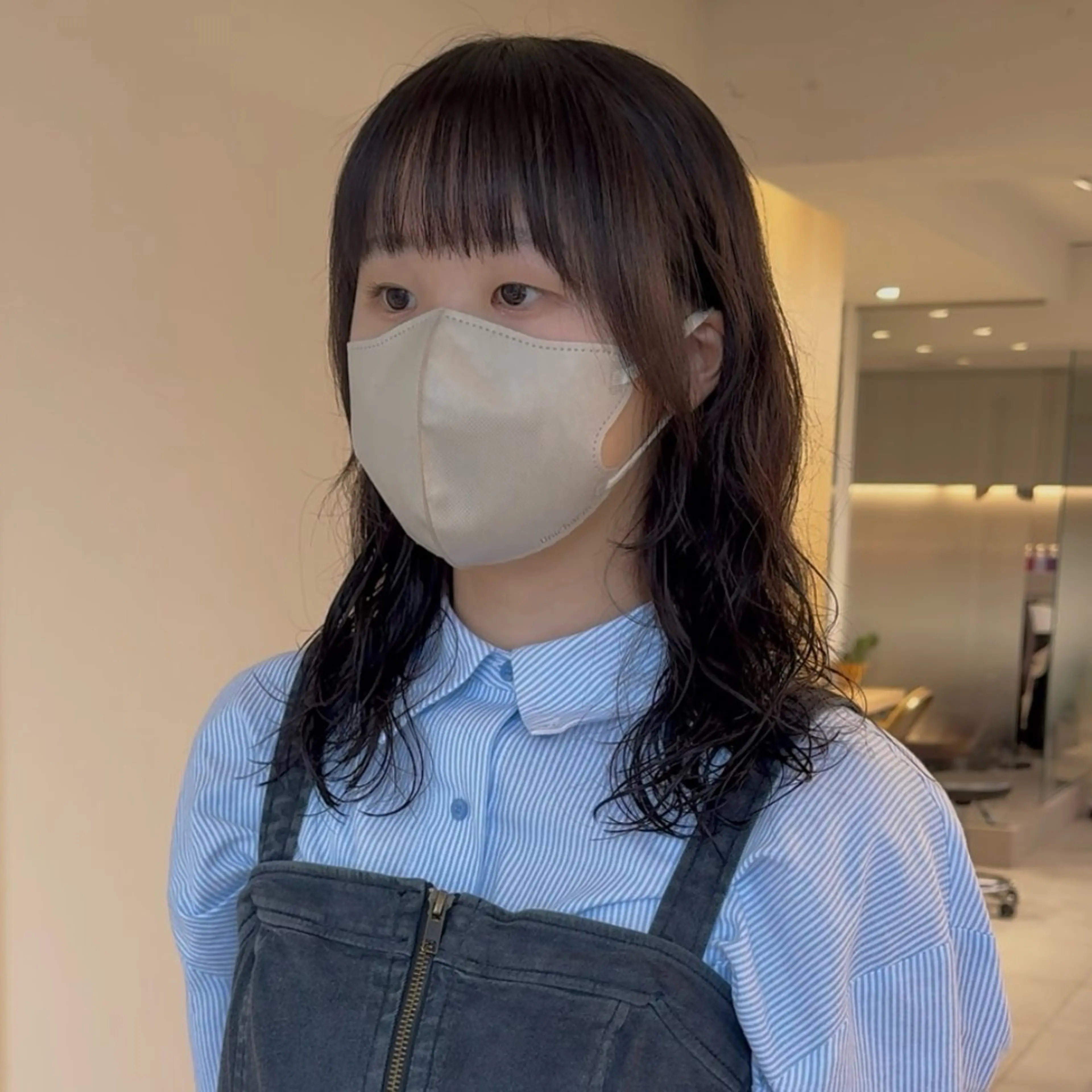 ミディアム パーマ カット パーマ トリートメント noa/ 渋谷のヘアスタイル