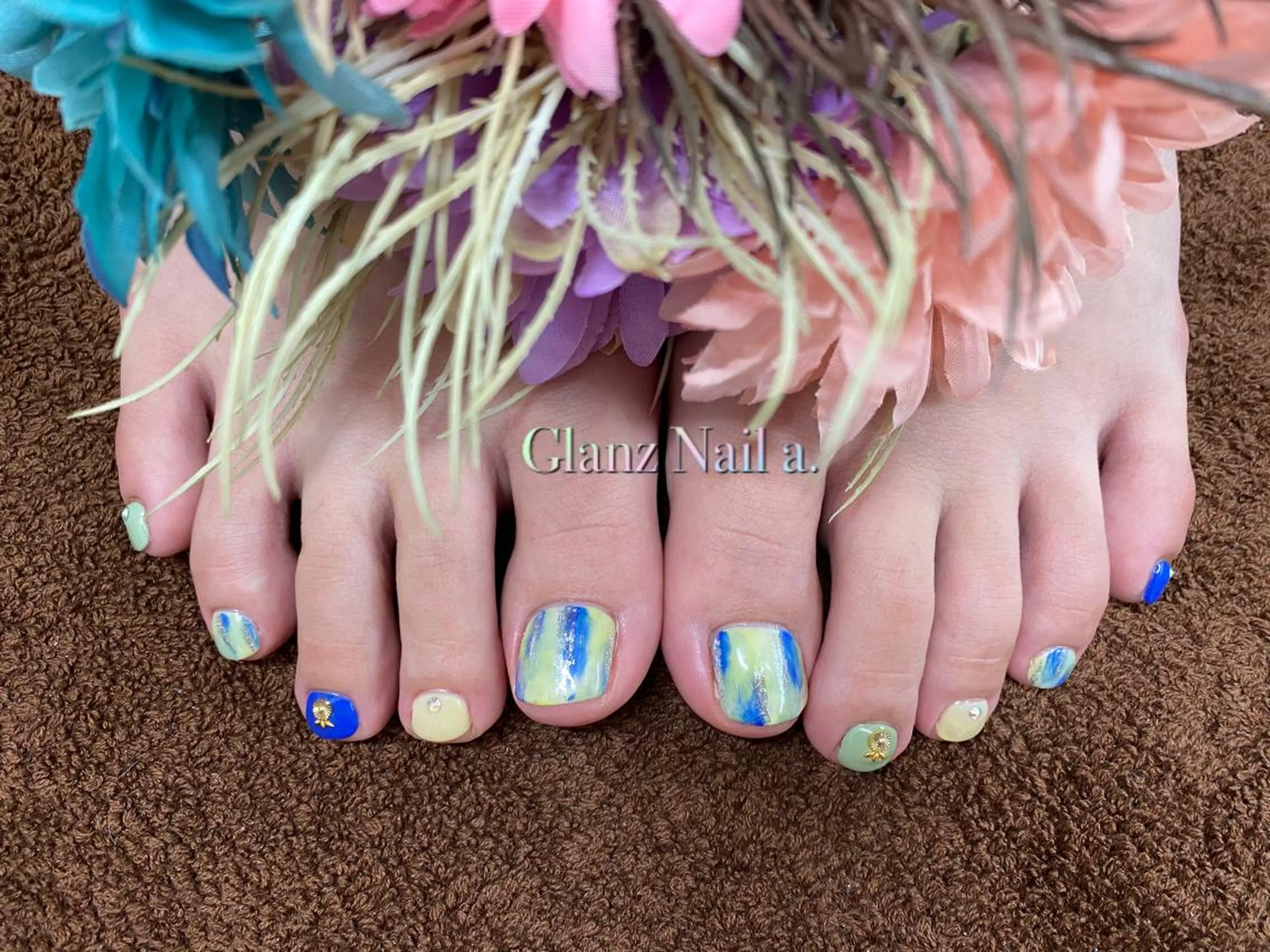 ネイル フットネイル Glanz  Nail aのネイルデザイン