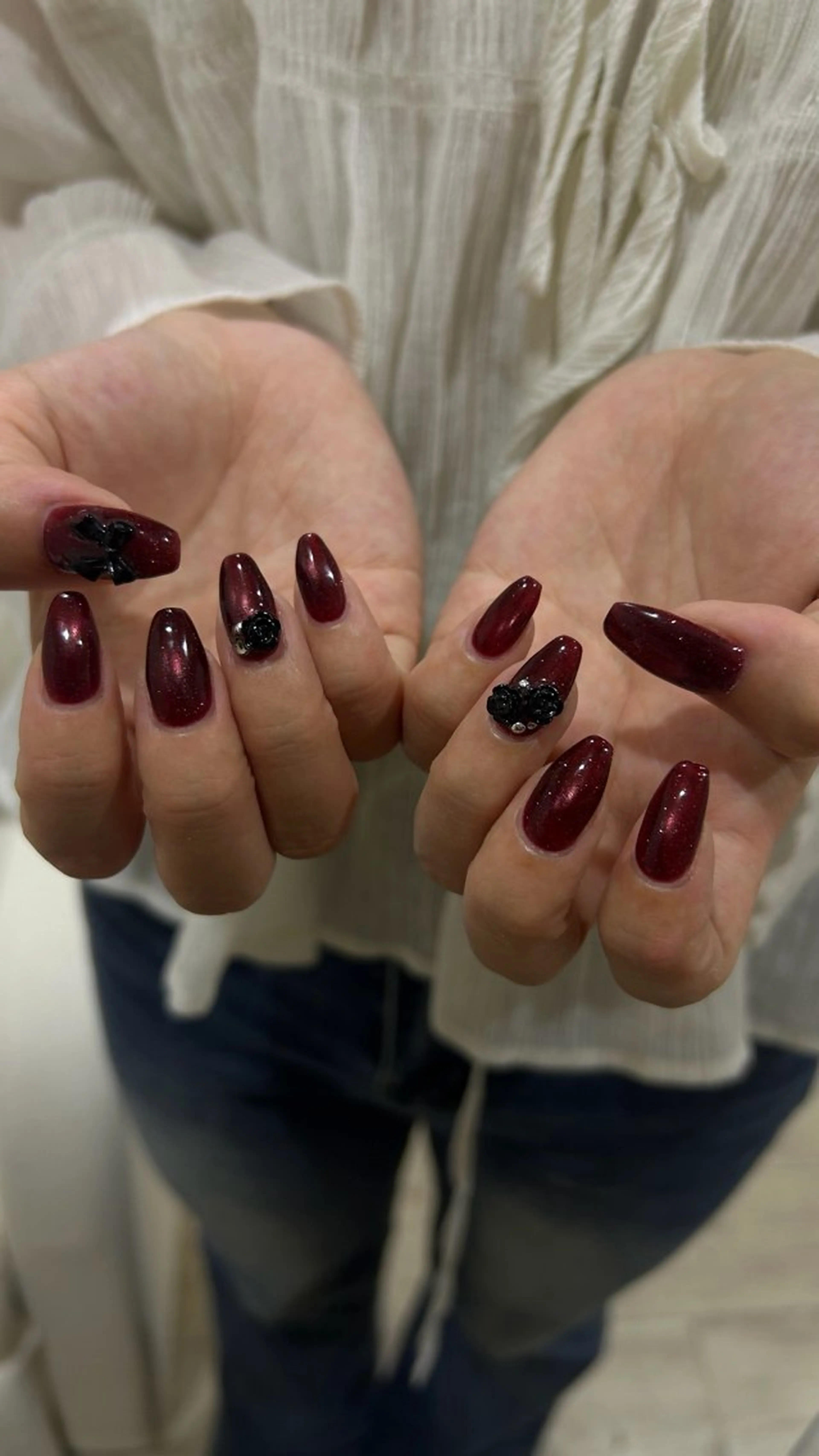 ご新規様限定〔オフ無料・ケア込み]Hand design定額ネイル¥11000→¥7700の写真