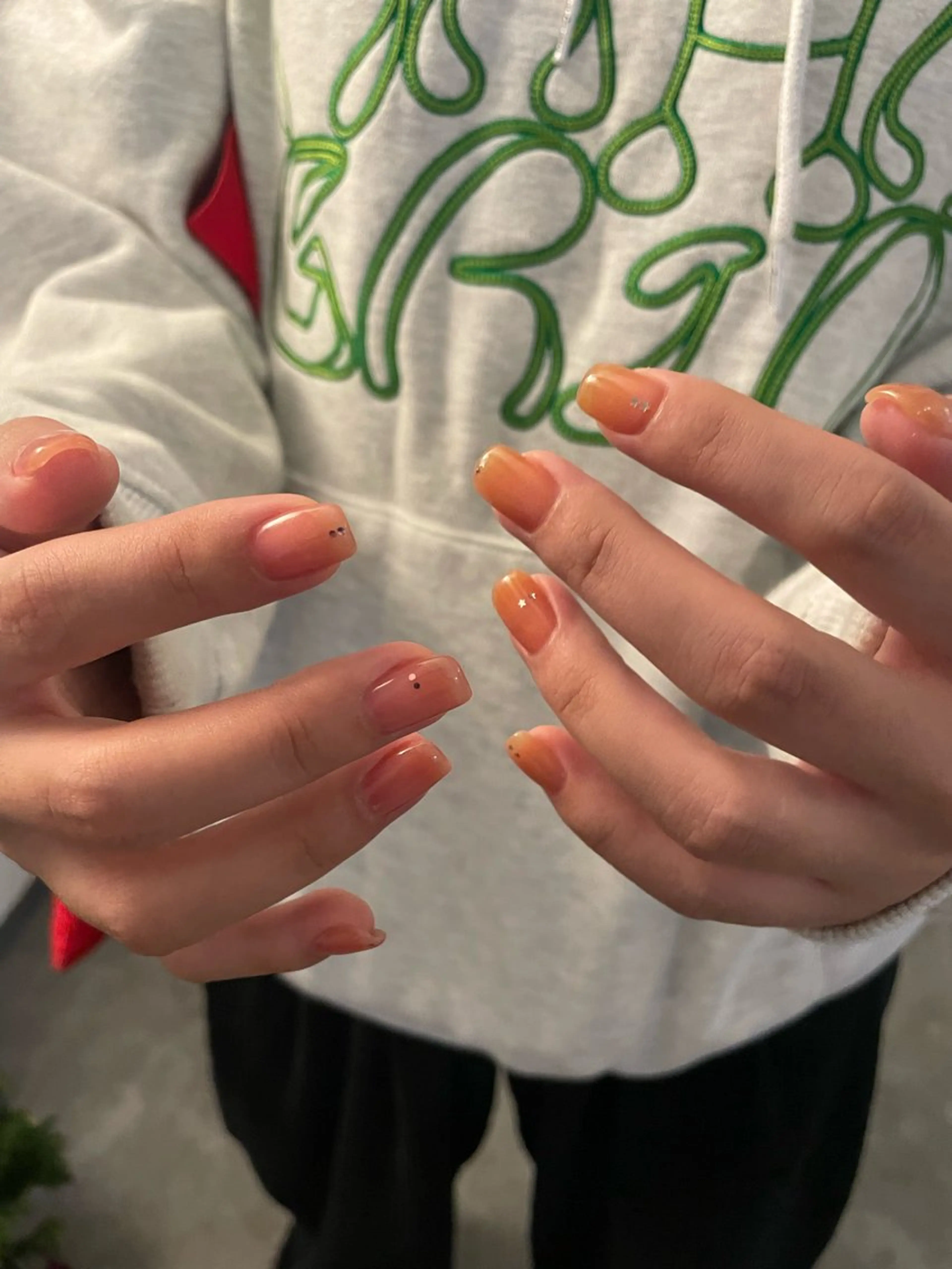 ネイル ホログラムネイル ワンカラーネイル ハンドネイル roof nailのネイルデザイン