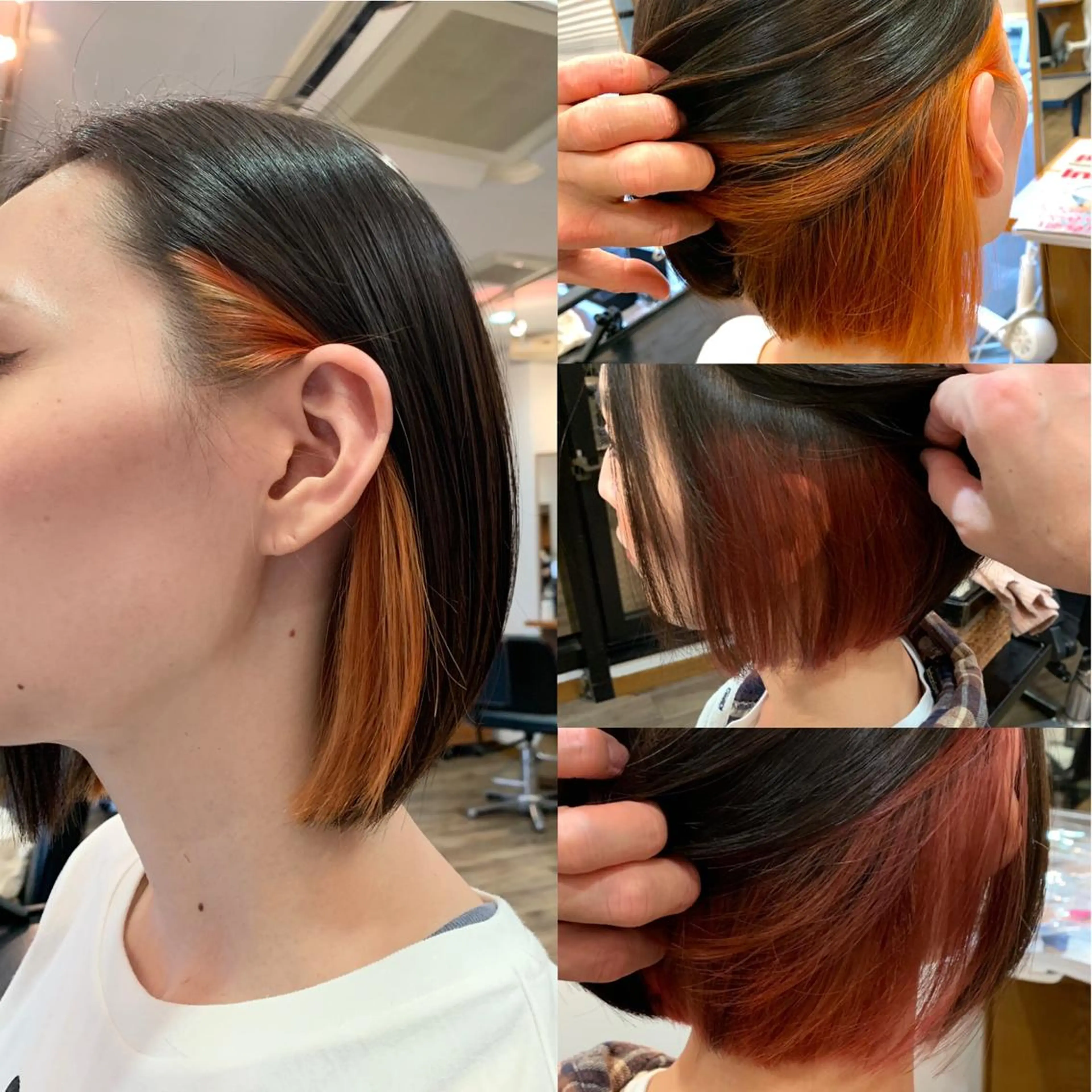 【minimo限定】ケアブリーチ.イヤリングOrインナーカラー＋カット¥9800の写真