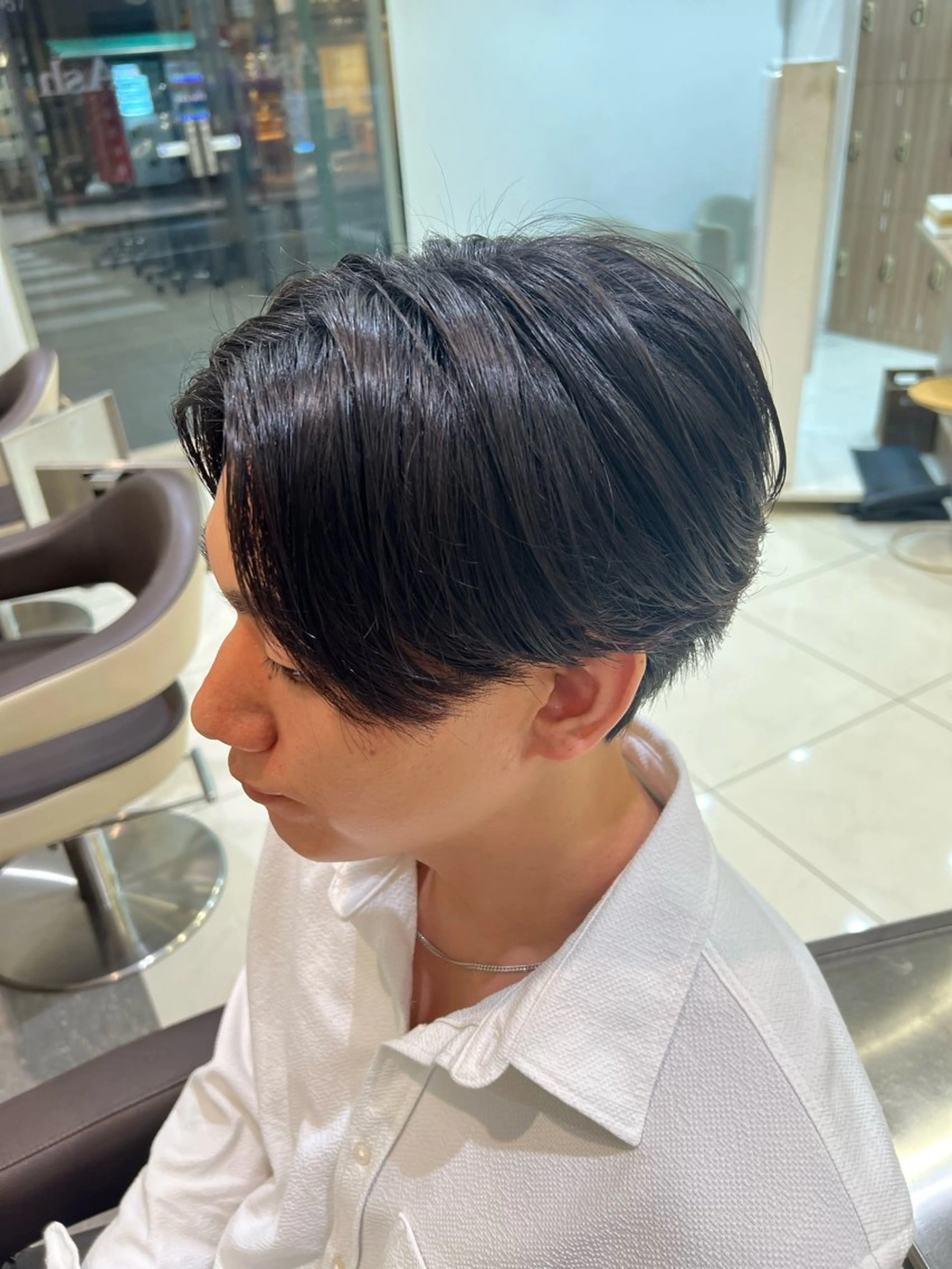 メンズ カット 縮毛矯正 SENA 再現性 パーマと縮毛矯正のヘアスタイル