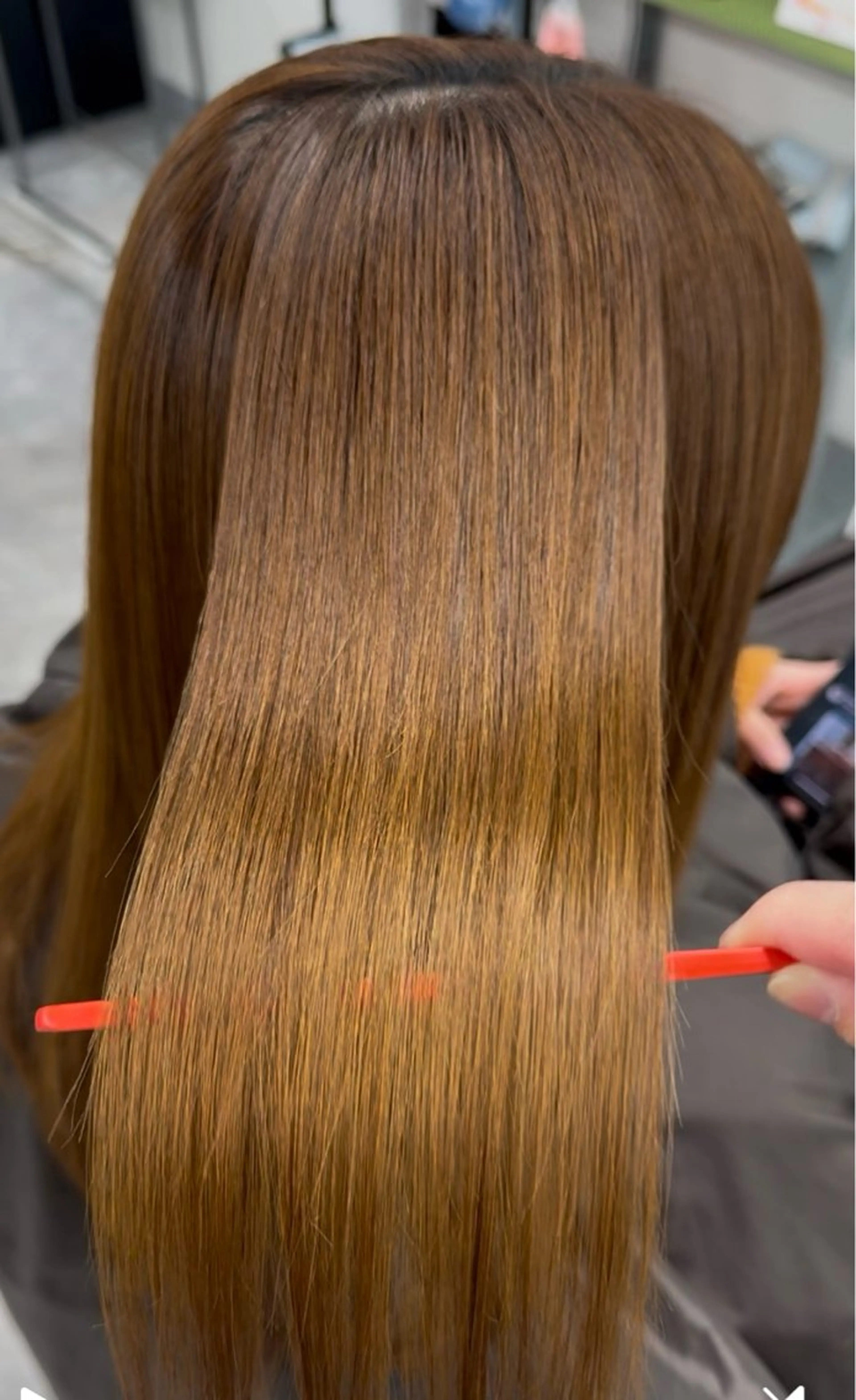 ミディアム 髪質改善 トリートメント 酸熱トリートメント トリートメント Eir 神戸所属・髪質改善/縮毛矯正 長井 美佐子のヘアスタイル