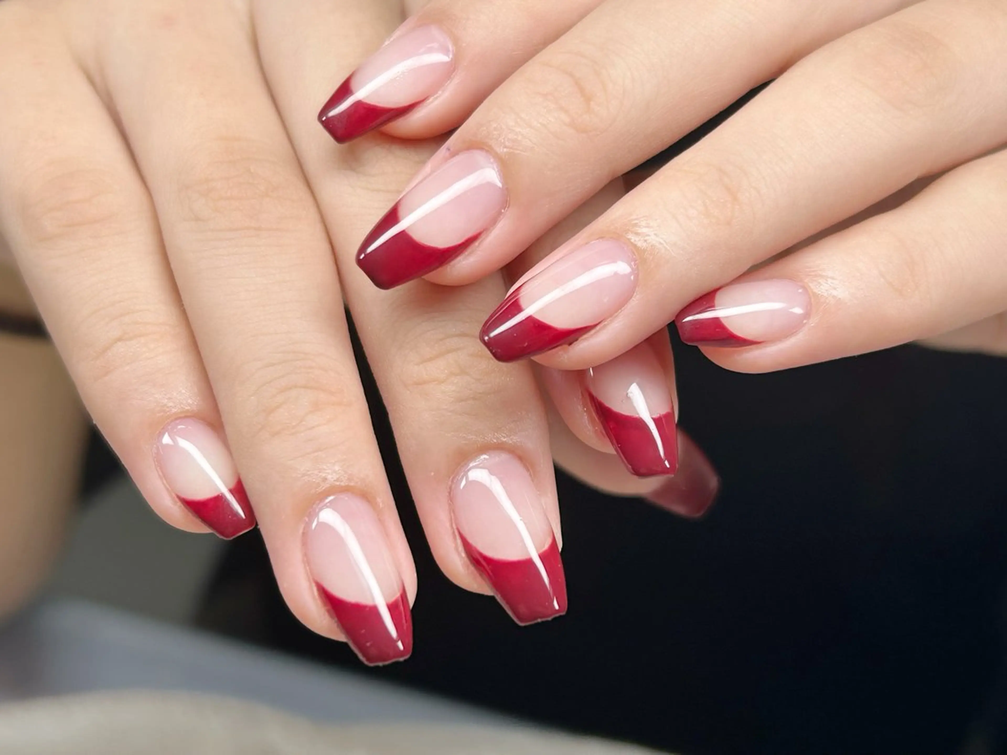 ネイル アートネイル チークネイル 成人式 入学式 長さ出し ハンドネイル Lino Nailのネイルデザイン